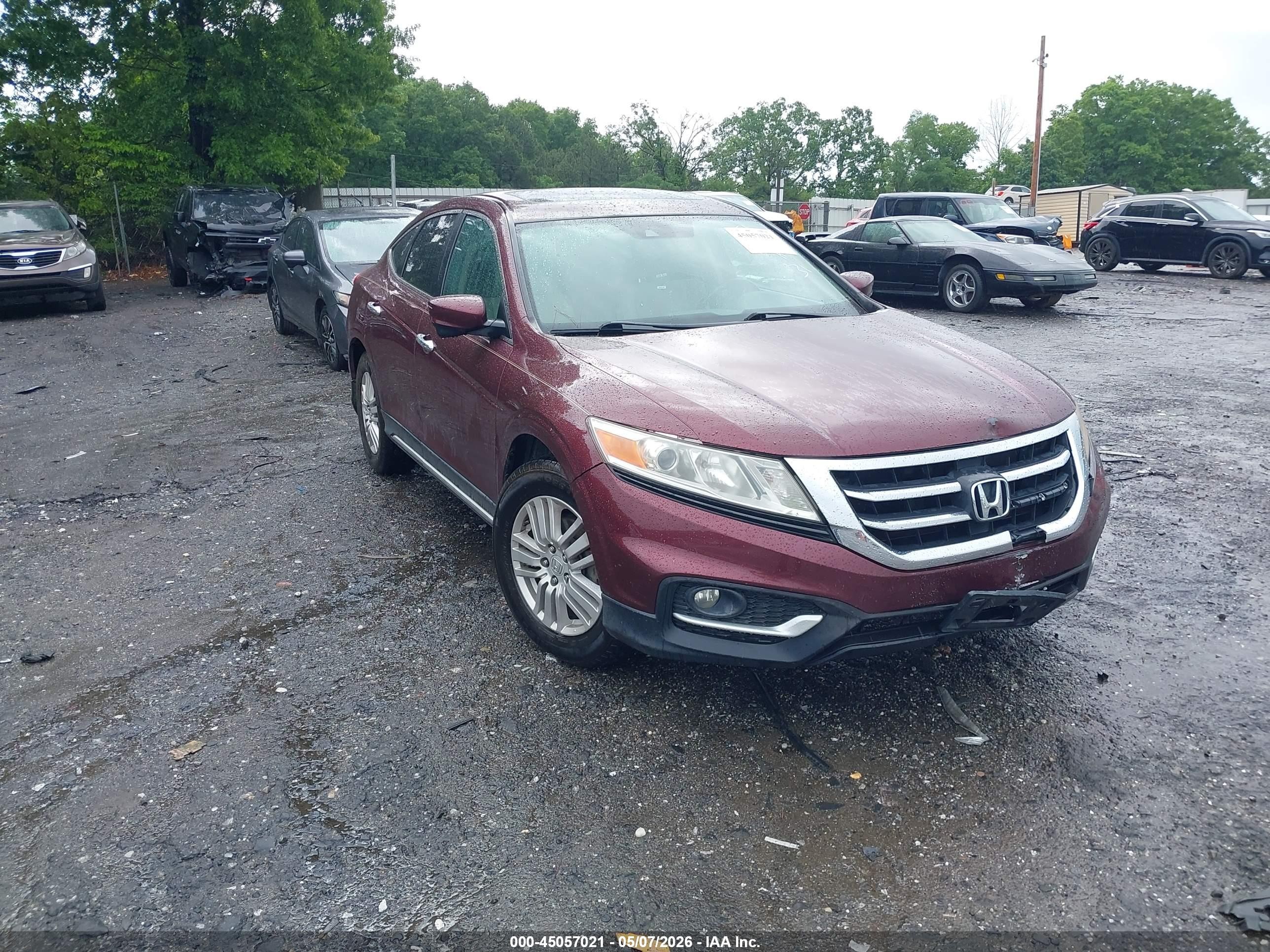 2015 Honda Crosstour Ex-l Maroon vin: 5J6TF3H59FL002084