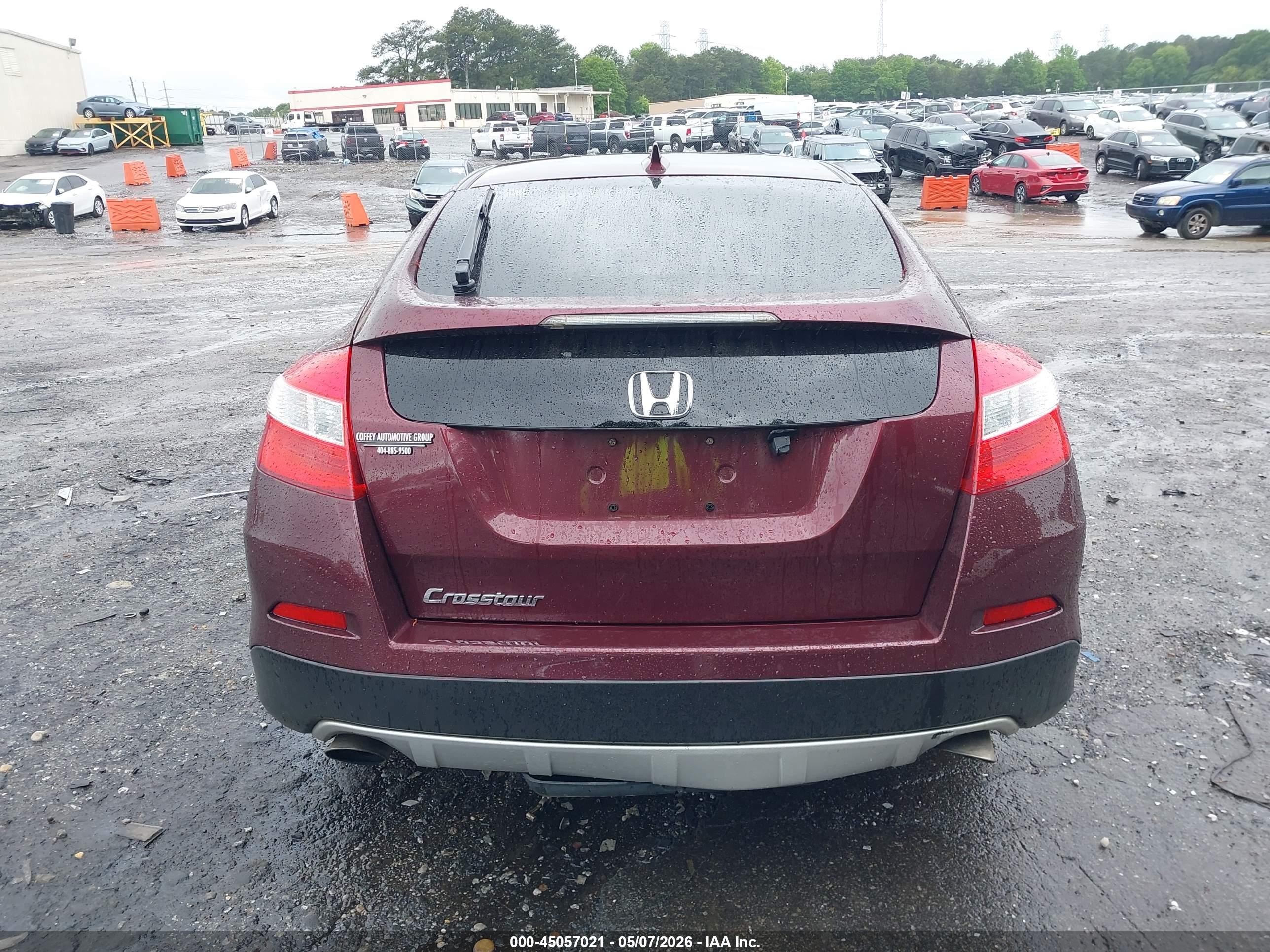2015 Honda Crosstour Ex-l Maroon vin: 5J6TF3H59FL002084