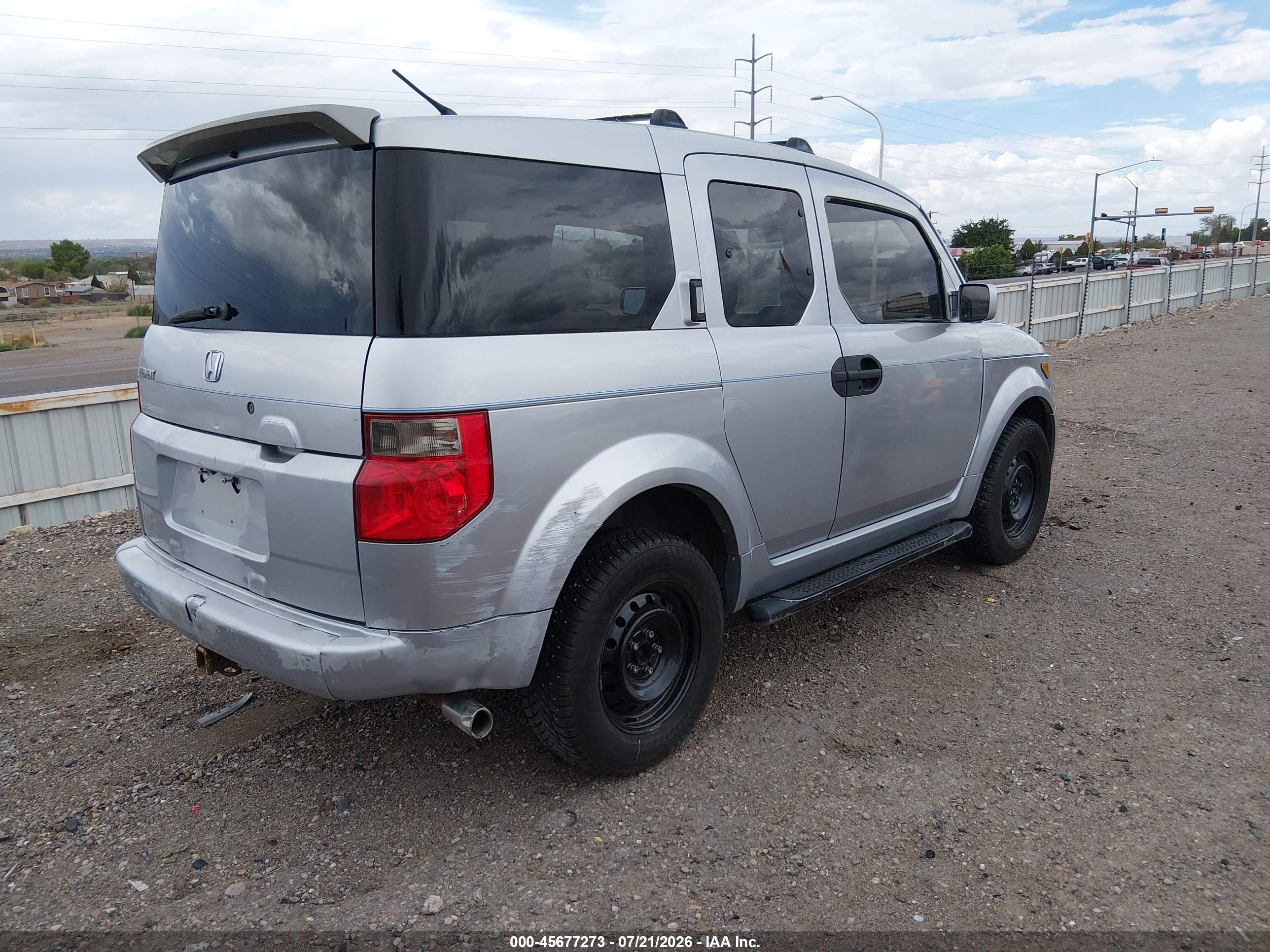 2003 Honda Element Dx Gray vin: 5J6YH17293L005039