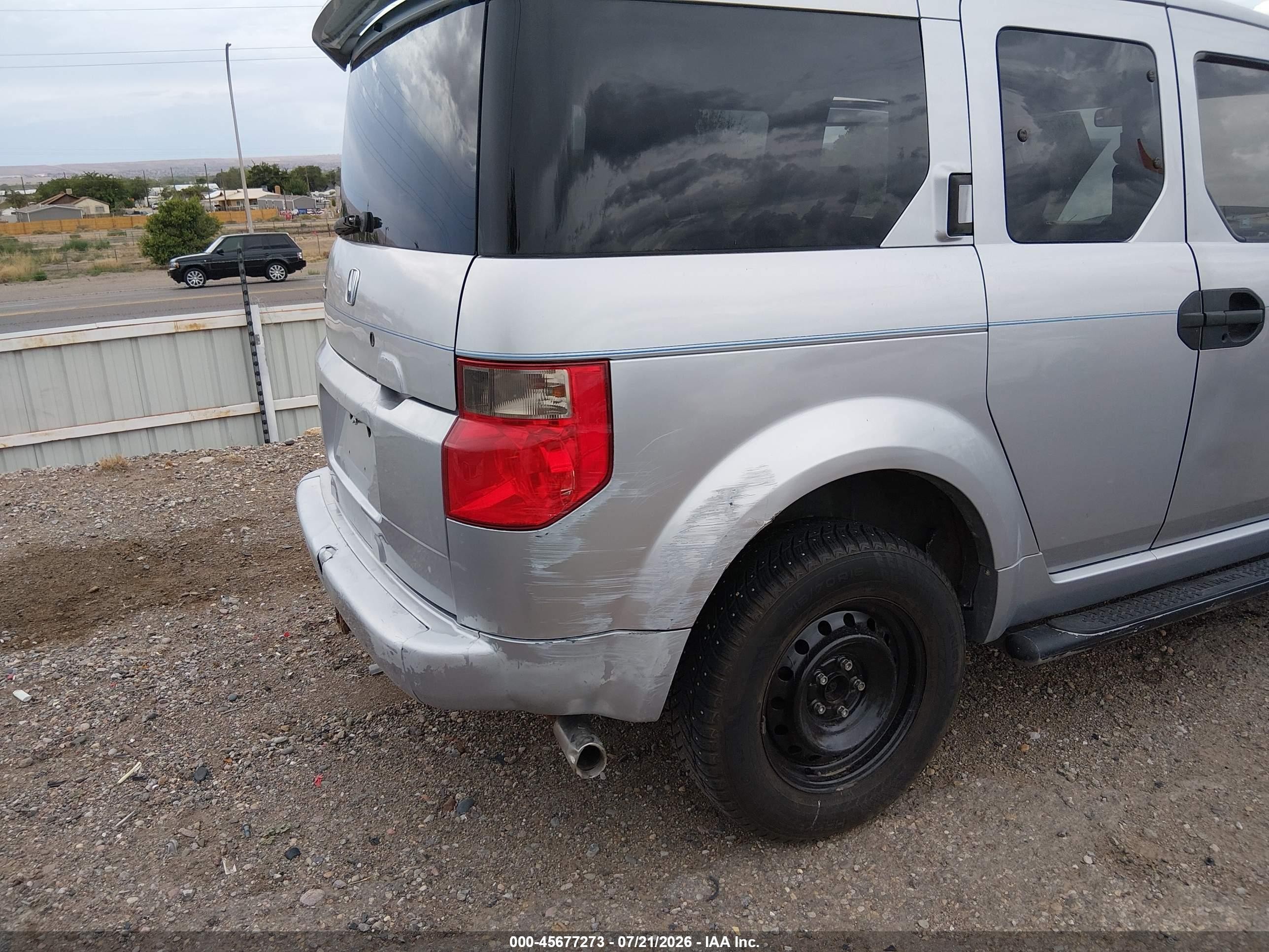2003 Honda Element Dx Gray vin: 5J6YH17293L005039