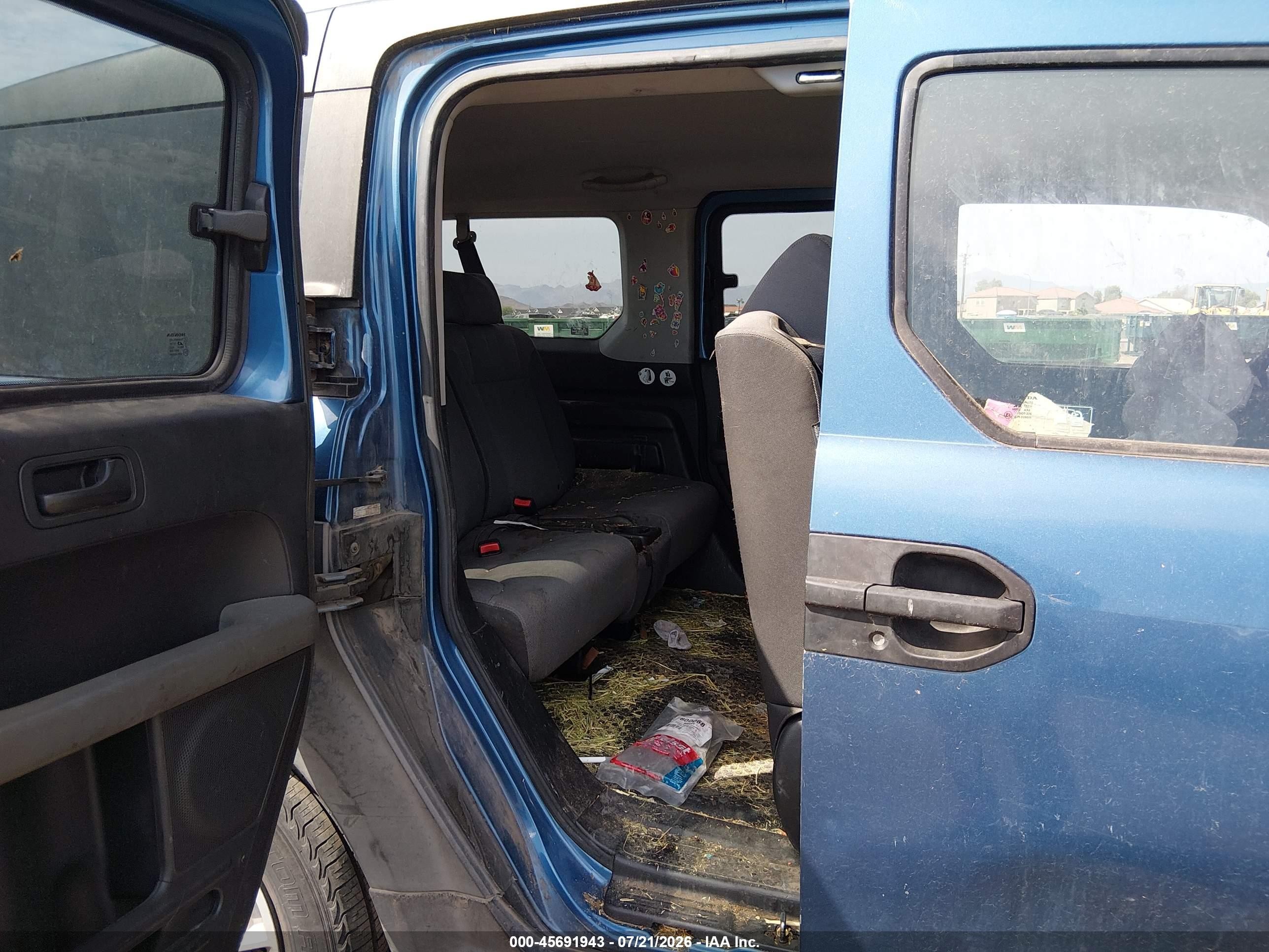 2008 Honda Element Lx Синий vin: 5J6YH17368L007640