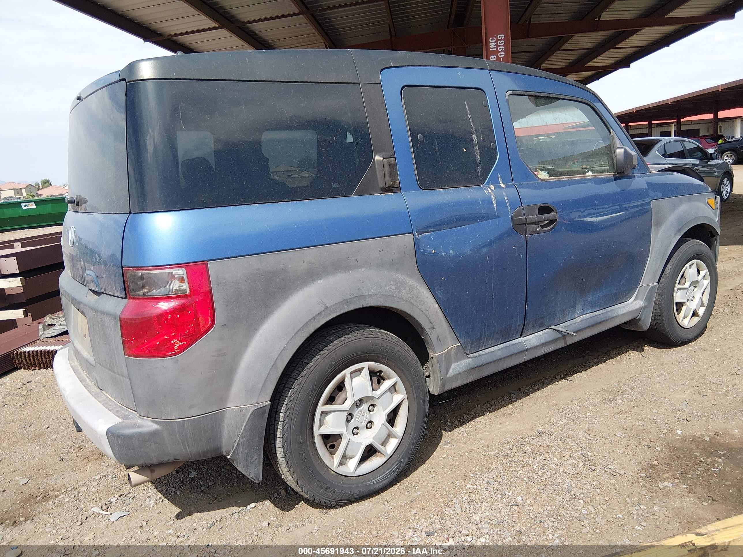 2008 Honda Element Lx Синий vin: 5J6YH17368L007640