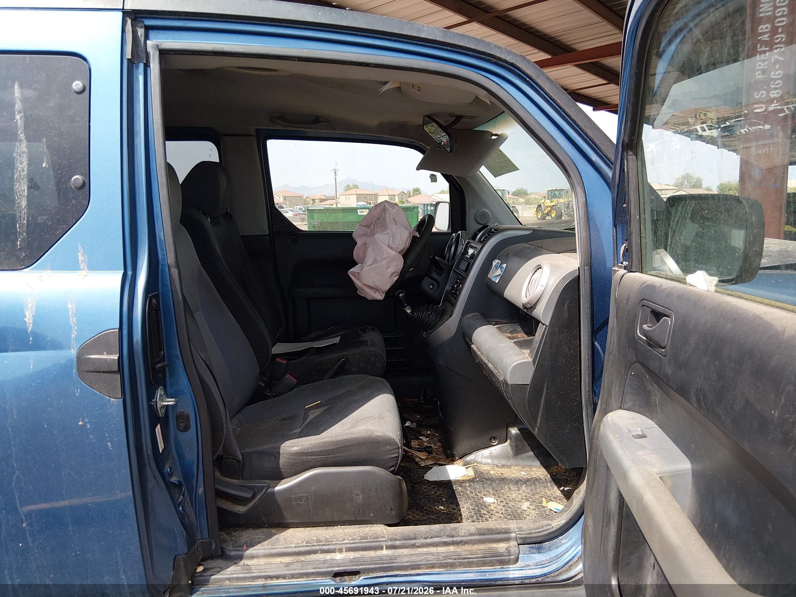 2008 Honda Element Lx Синий vin: 5J6YH17368L007640