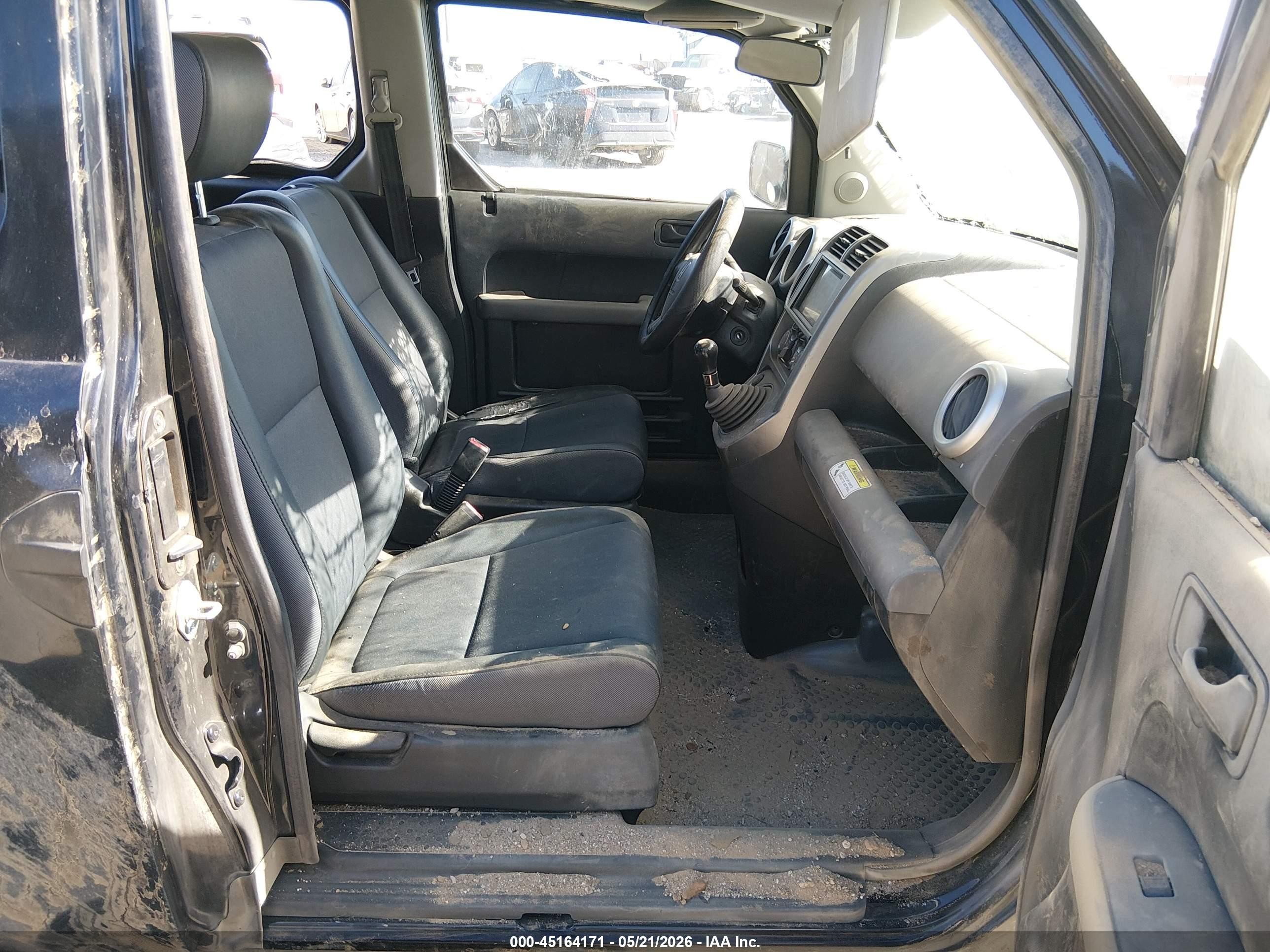 2004 Honda Element Lx Black vin: 5J6YH17374L000643