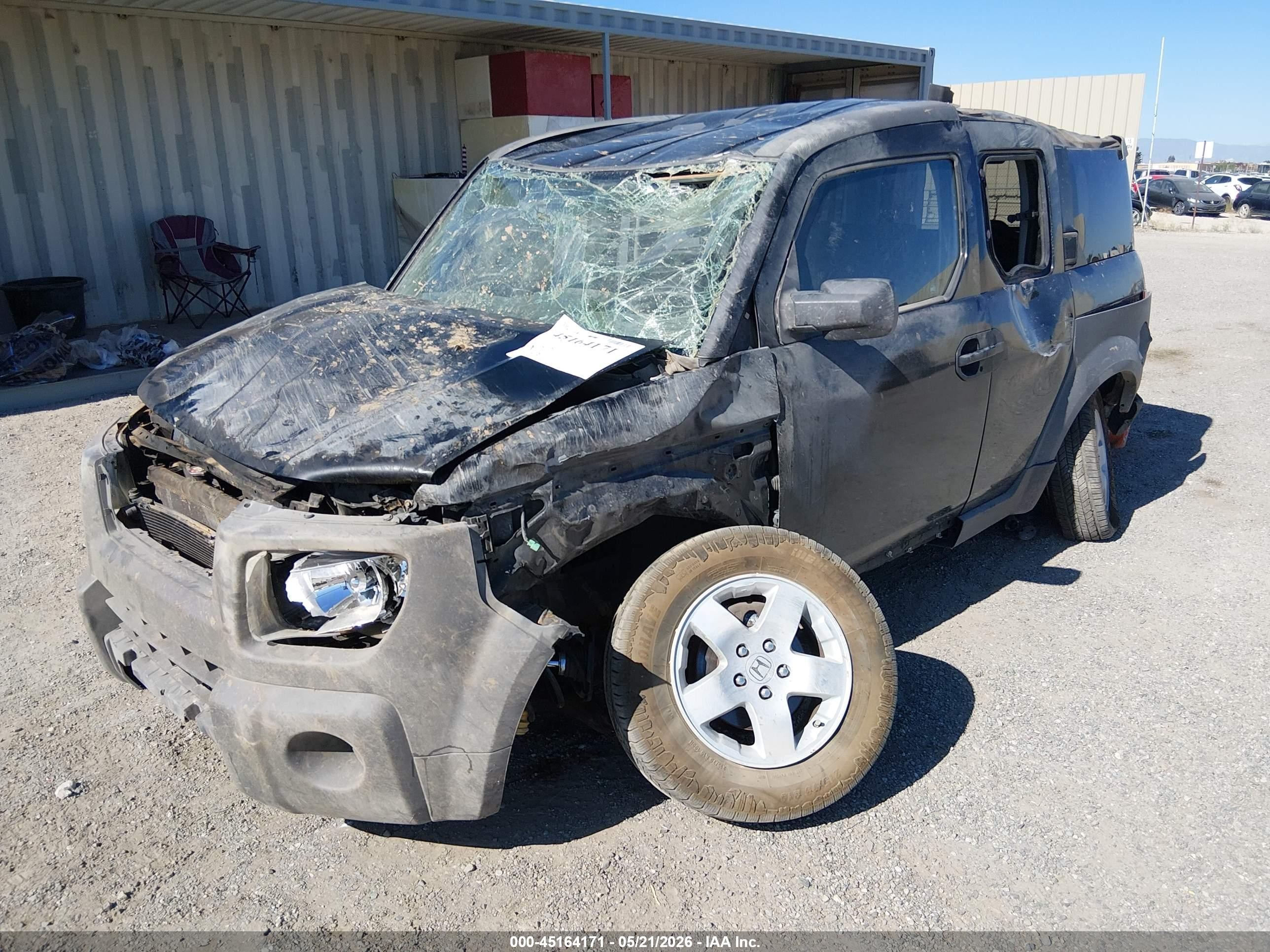 2004 Honda Element Lx Black vin: 5J6YH17374L000643