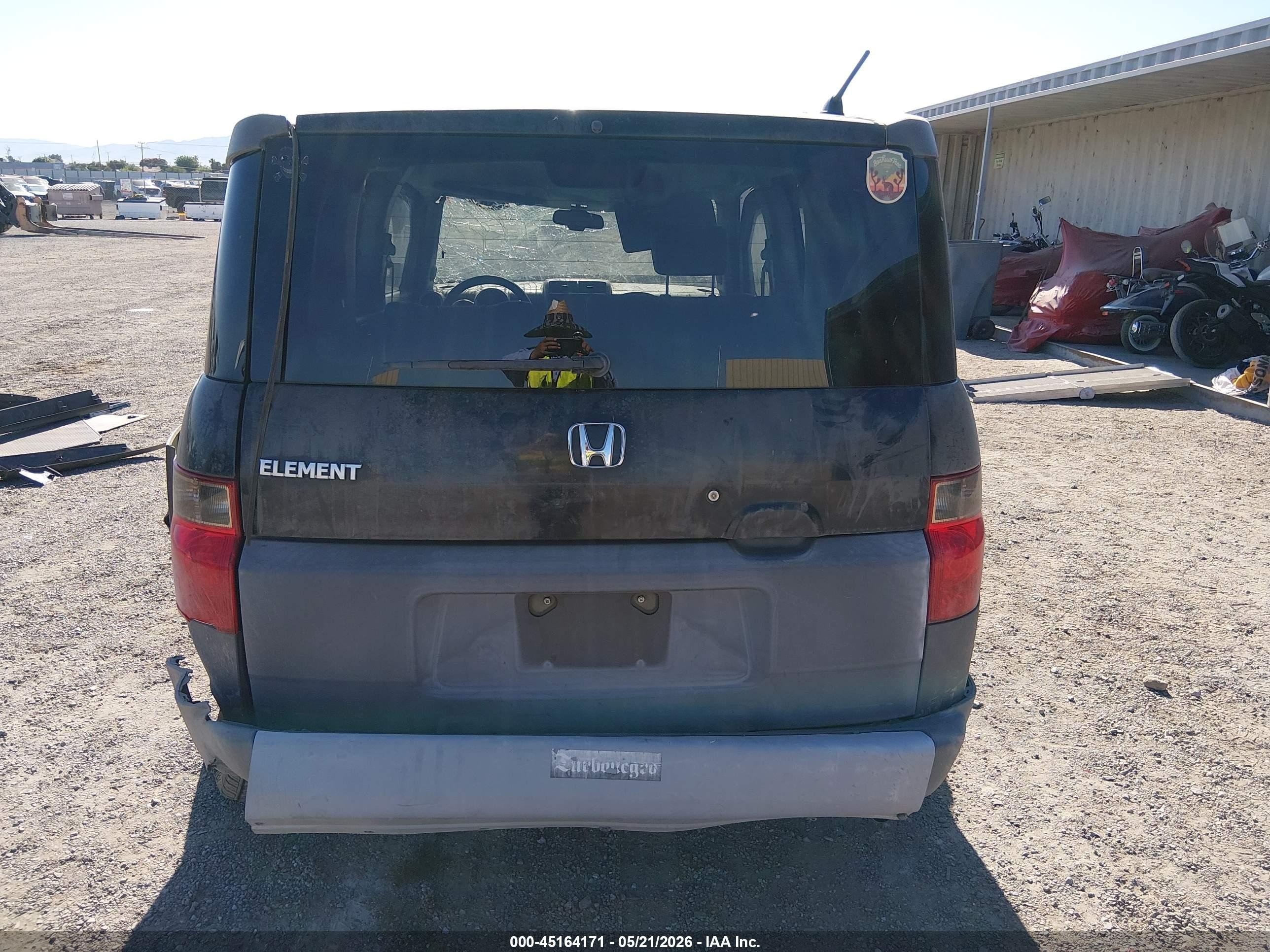 2004 Honda Element Lx Black vin: 5J6YH17374L000643