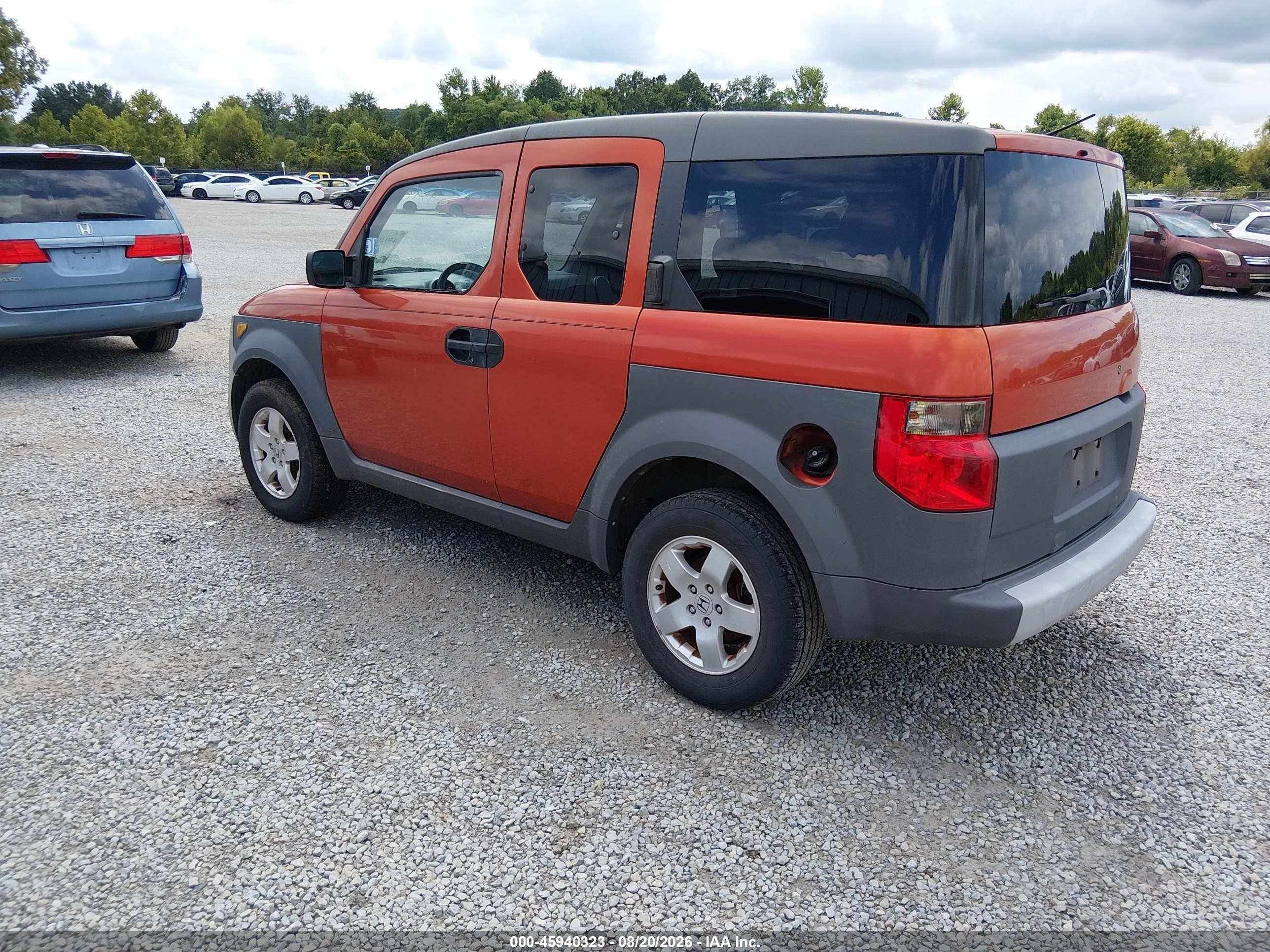2004 Honda Element Ex Orange vin: 5J6YH17534L002617