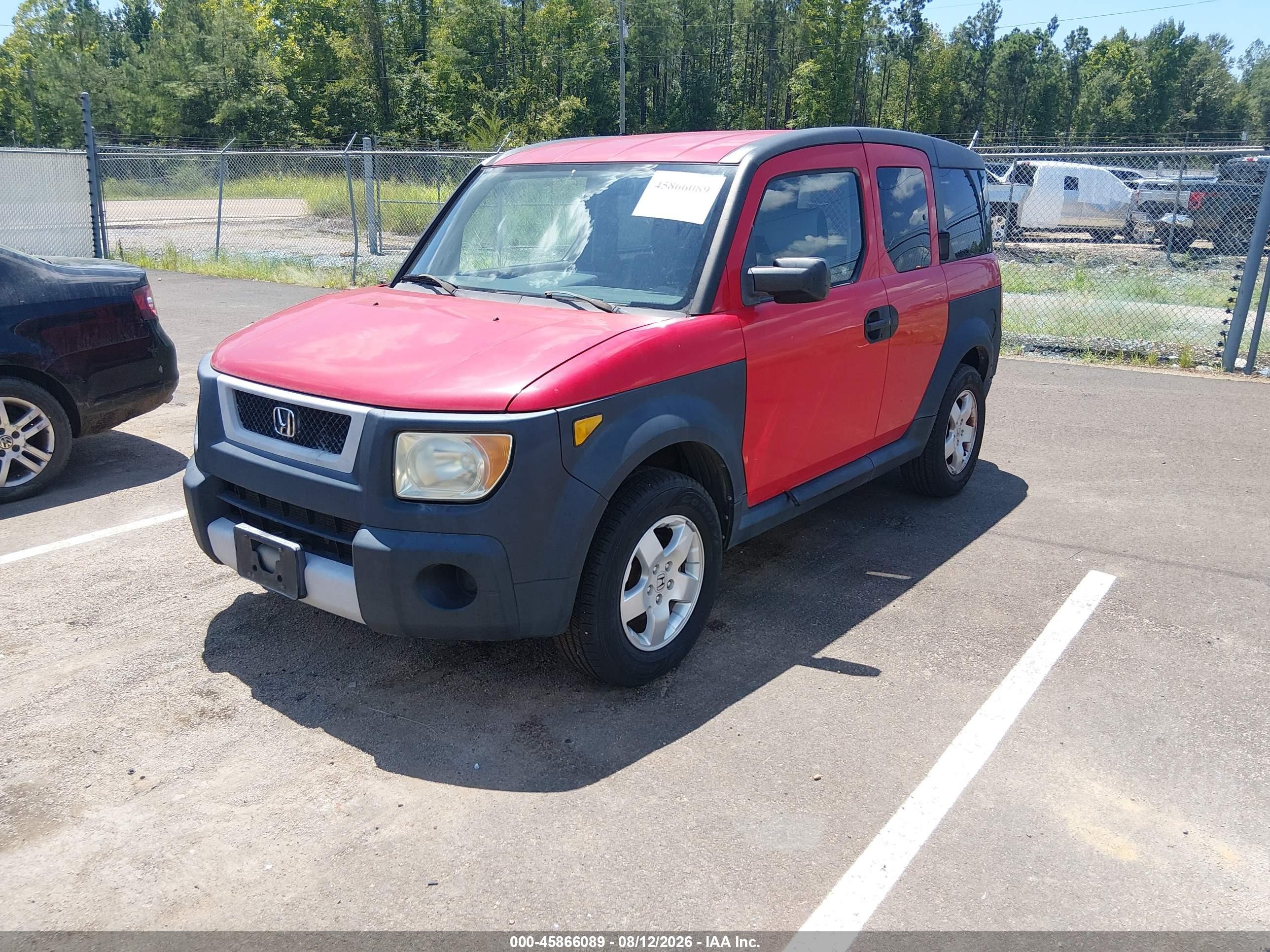 2005 Honda Element Ex Красный vin: 5J6YH17635L017533