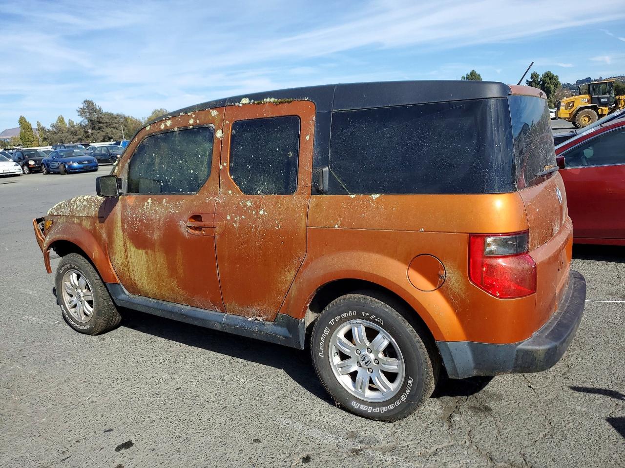 2006 Honda Element Ex Orange vin: 5J6YH177X6L013344