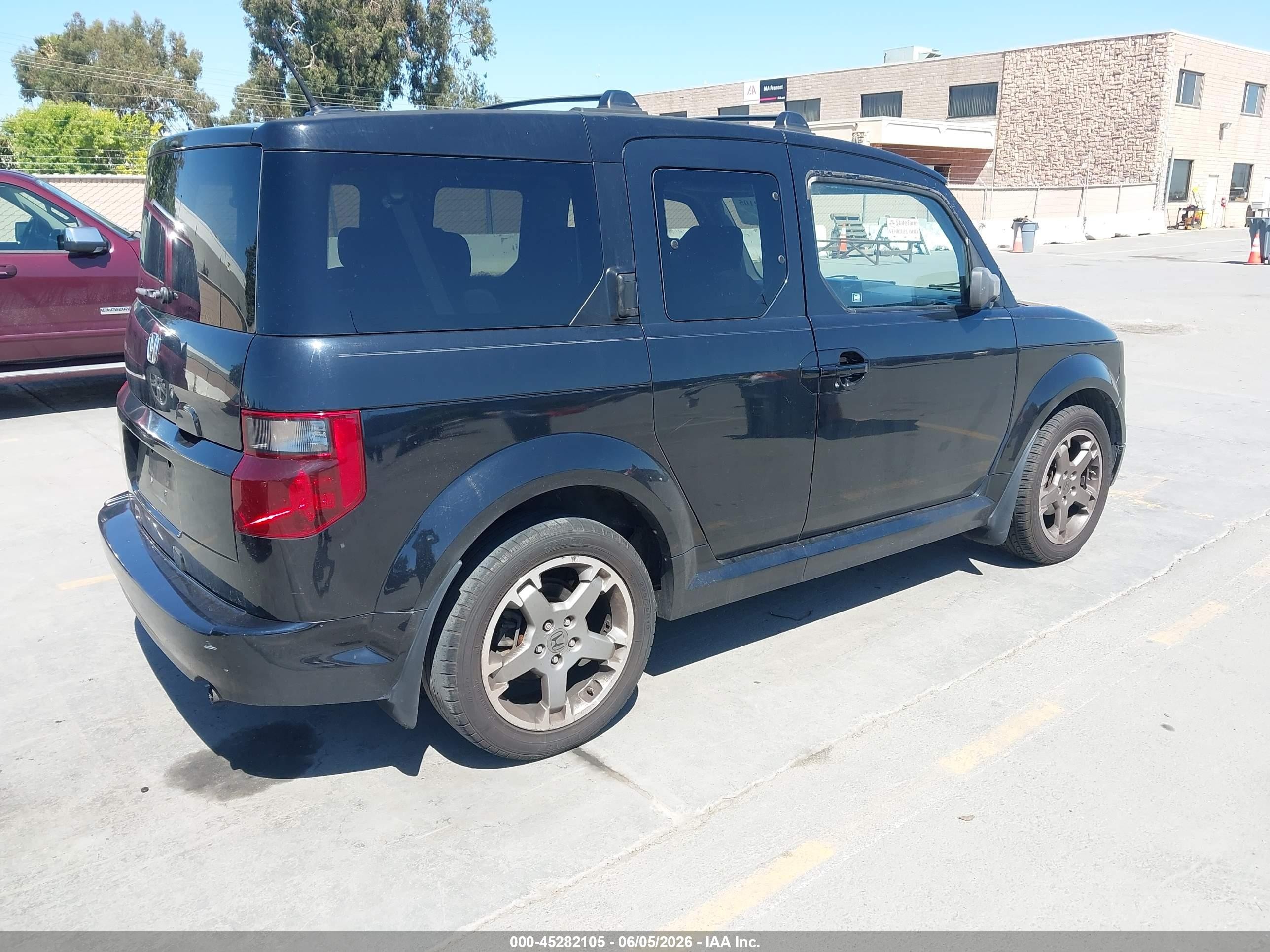 2007 Honda Element Sc Black vin: 5J6YH17907L005210