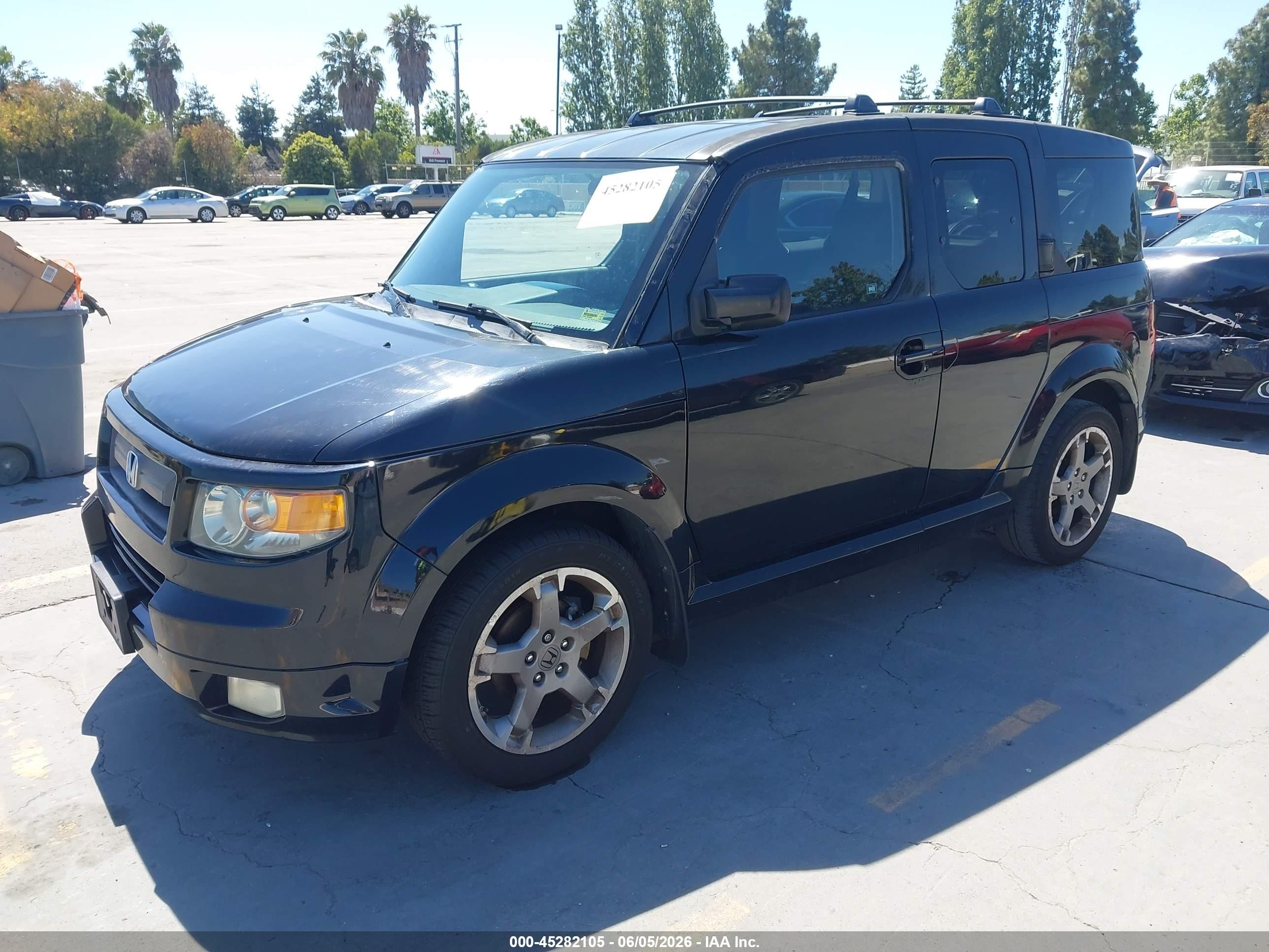 2007 Honda Element Sc Black vin: 5J6YH17907L005210