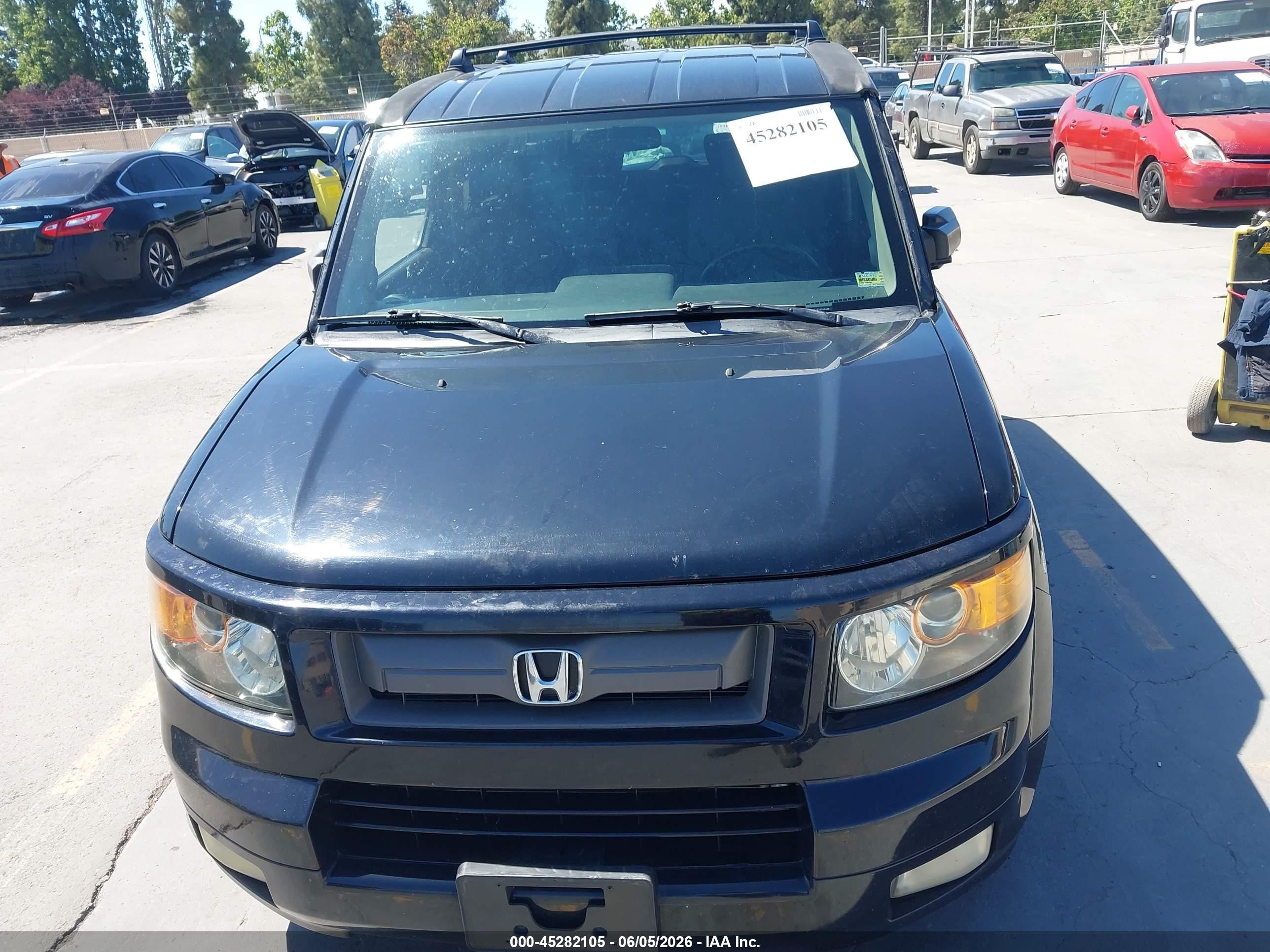 2007 Honda Element Sc Black vin: 5J6YH17907L005210