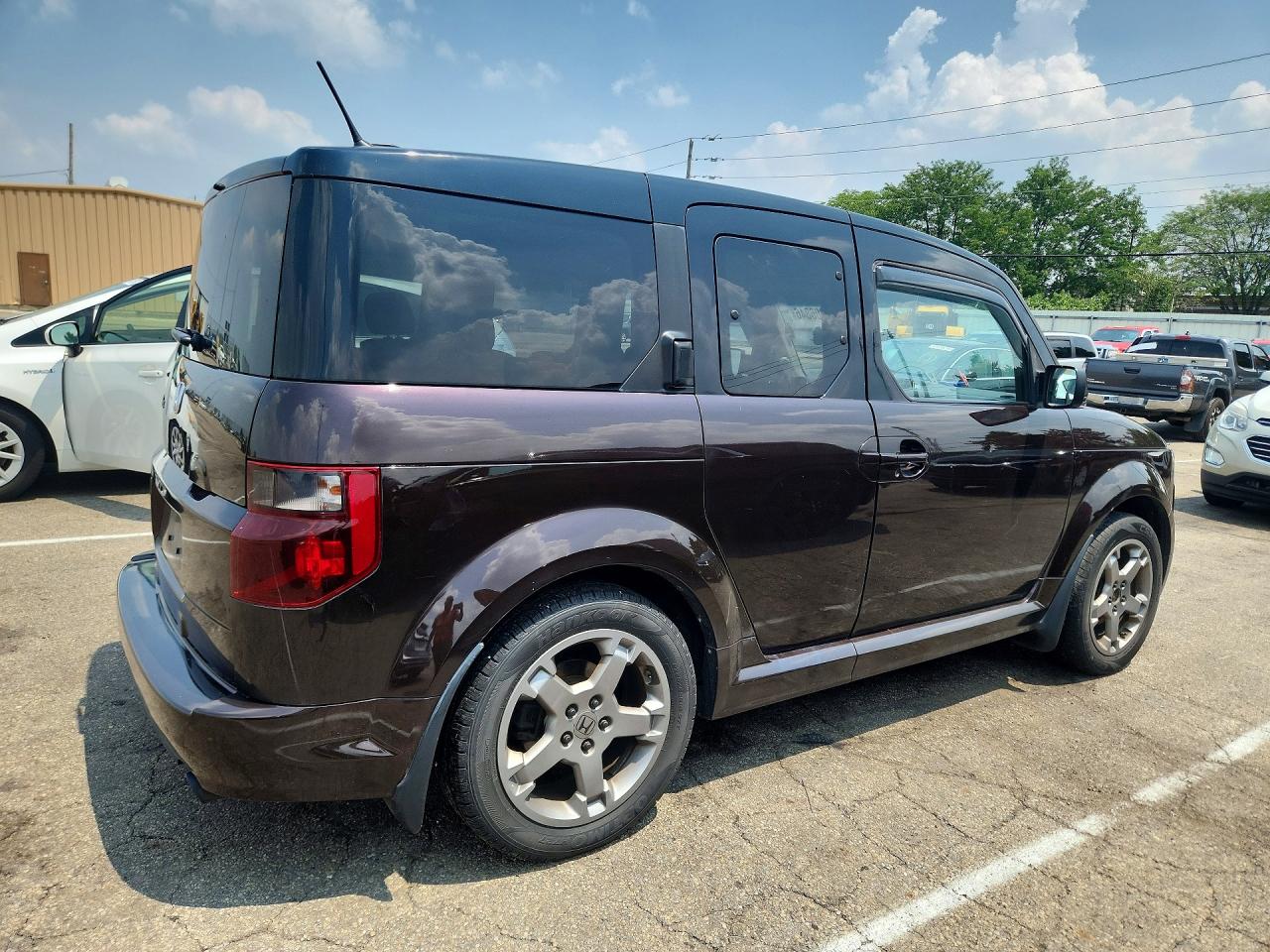 2008 Honda Element Sc Burgundy vin: 5J6YH17988L012889