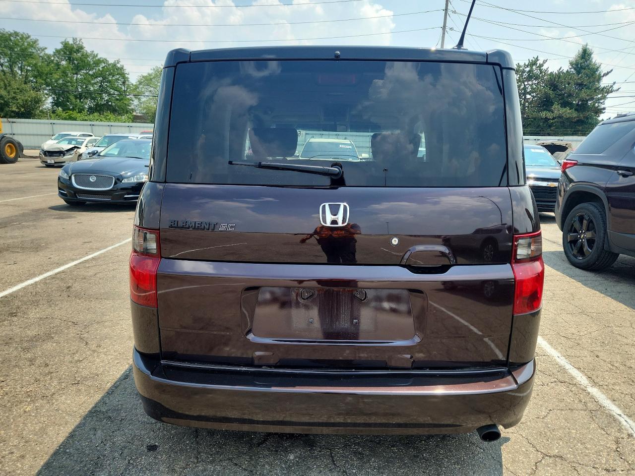 2008 Honda Element Sc Burgundy vin: 5J6YH17988L012889