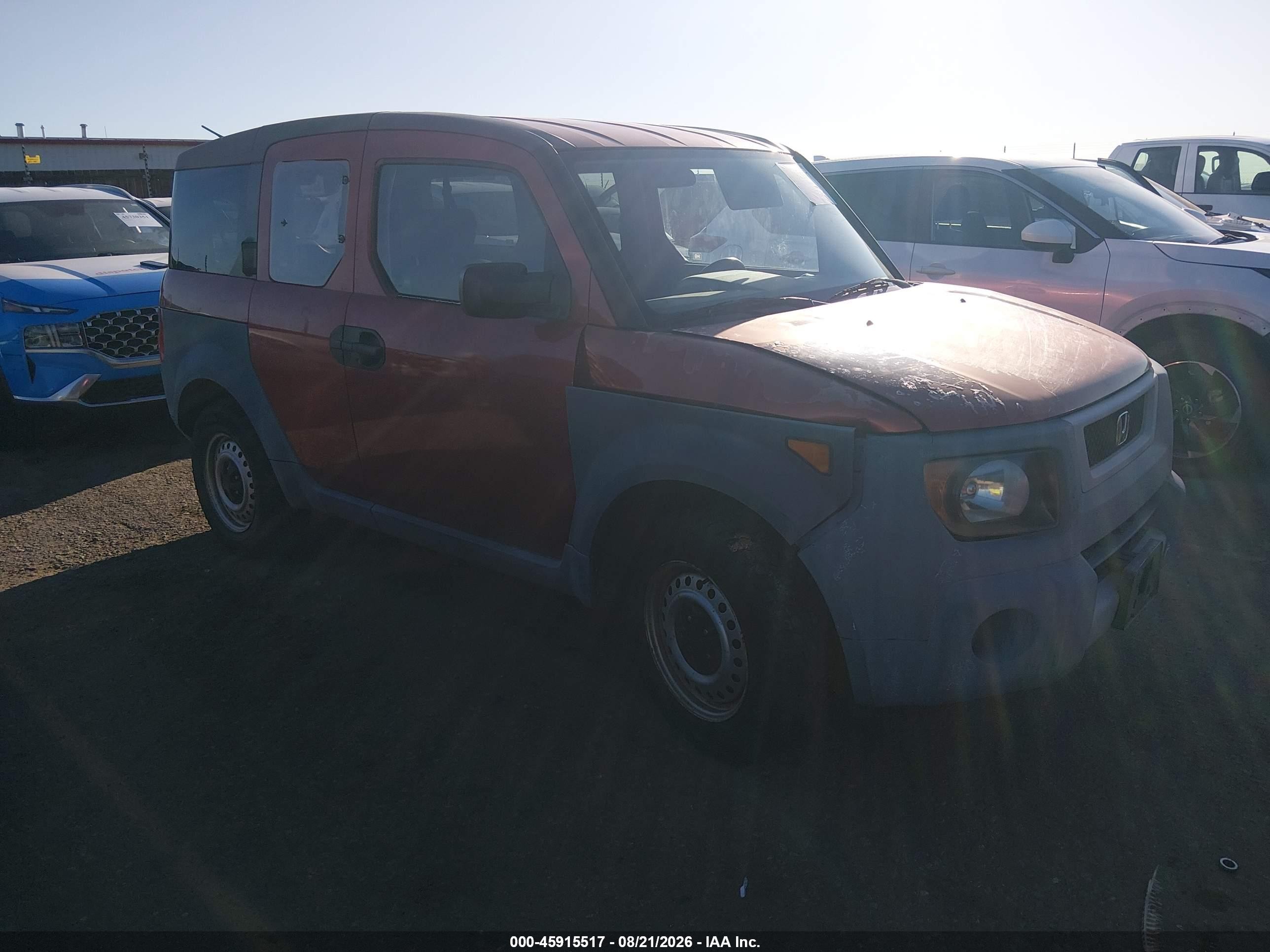 2004 Honda Element Lx Orange vin: 5J6YH18304L006606