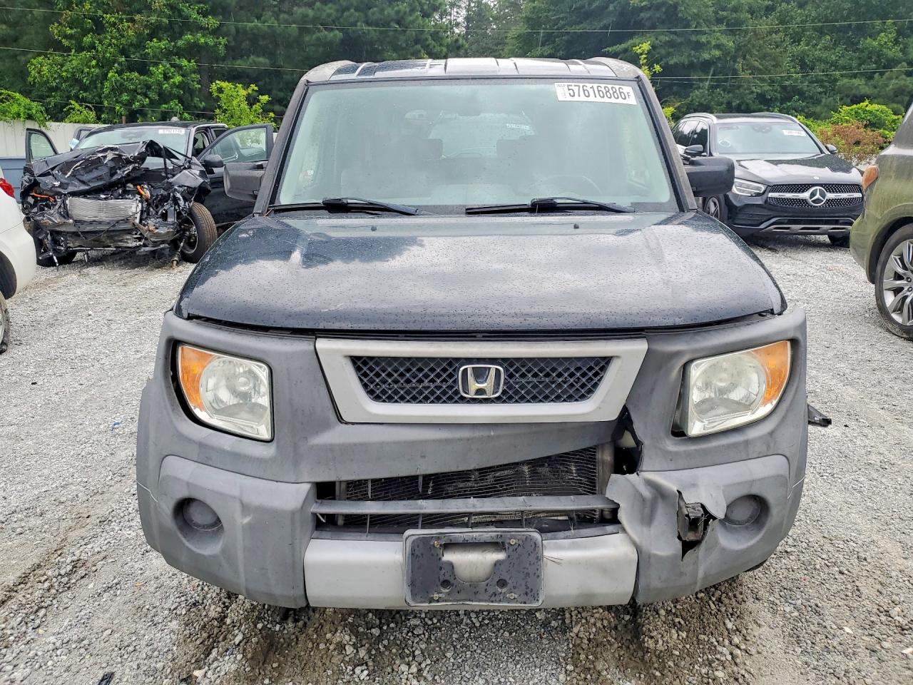 2004 Honda Element Lx Black vin: 5J6YH18304L010445