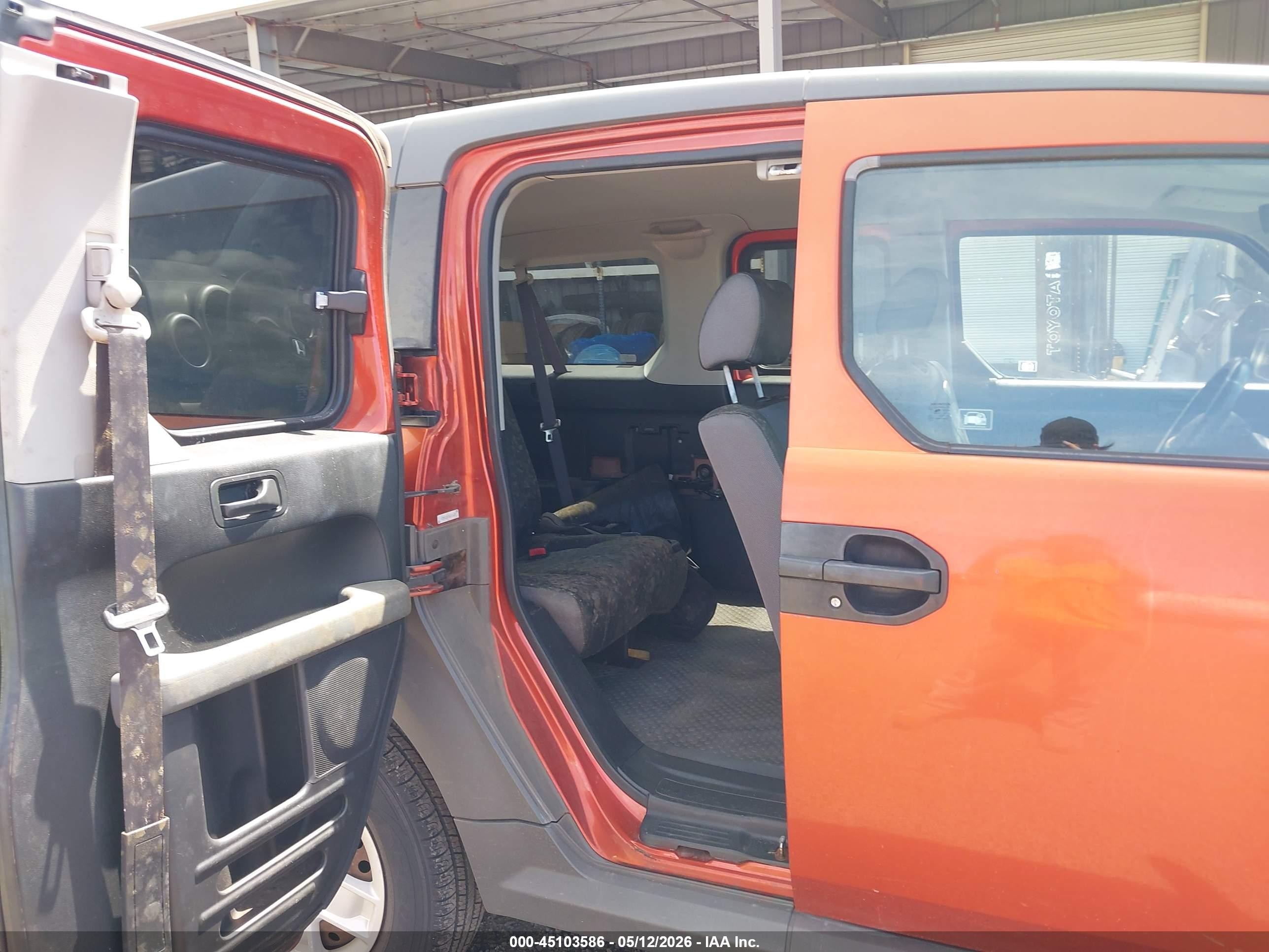 2005 Honda Element Lx Orange vin: 5J6YH18305L011628