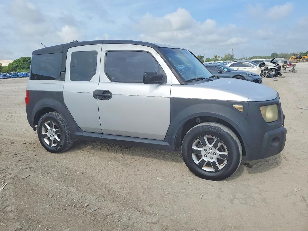 2008 Honda Element Lx Silver vin: 5J6YH18328L010176