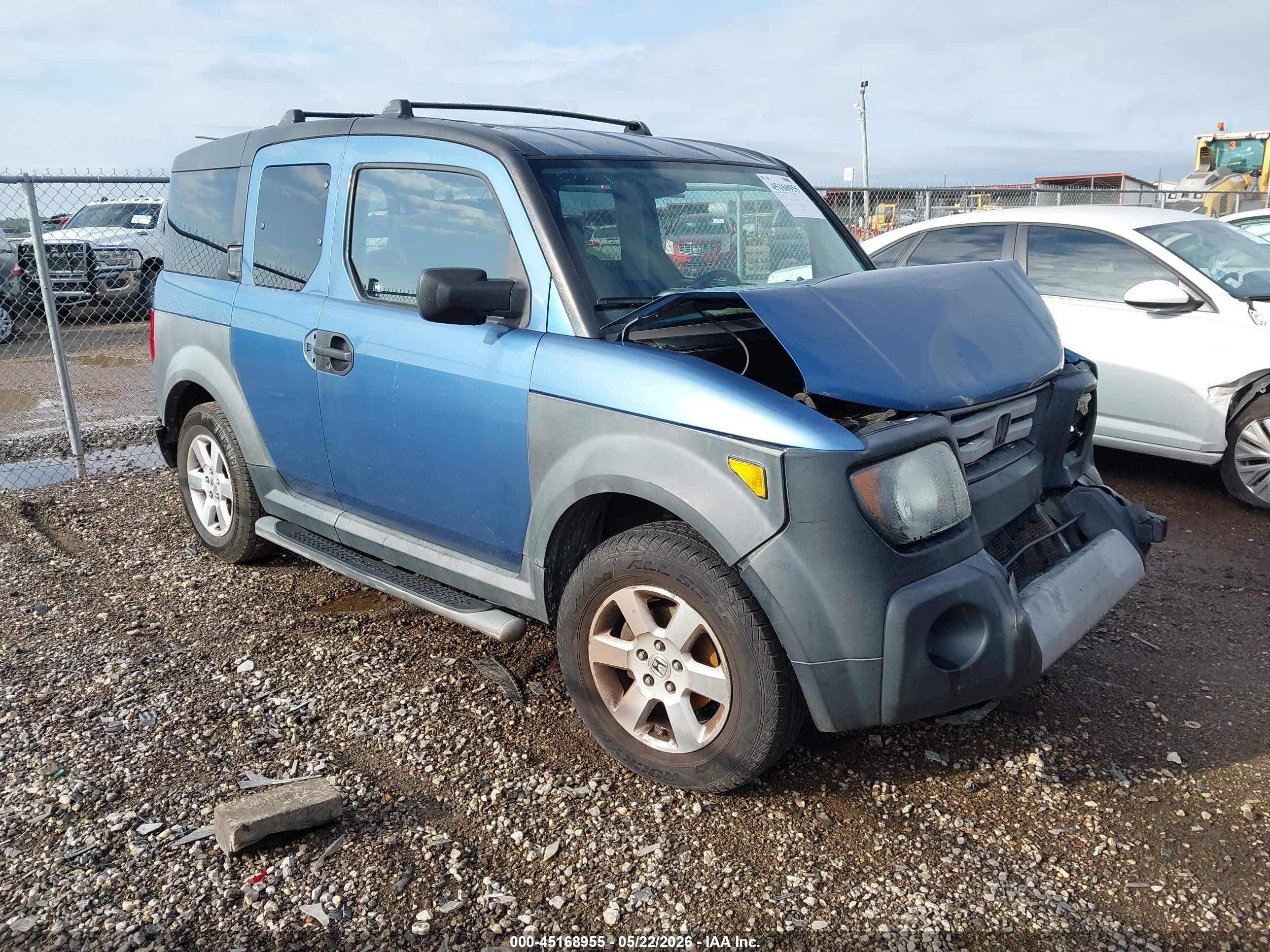 2008 Honda Element Lx Blue vin: 5J6YH18328L016043