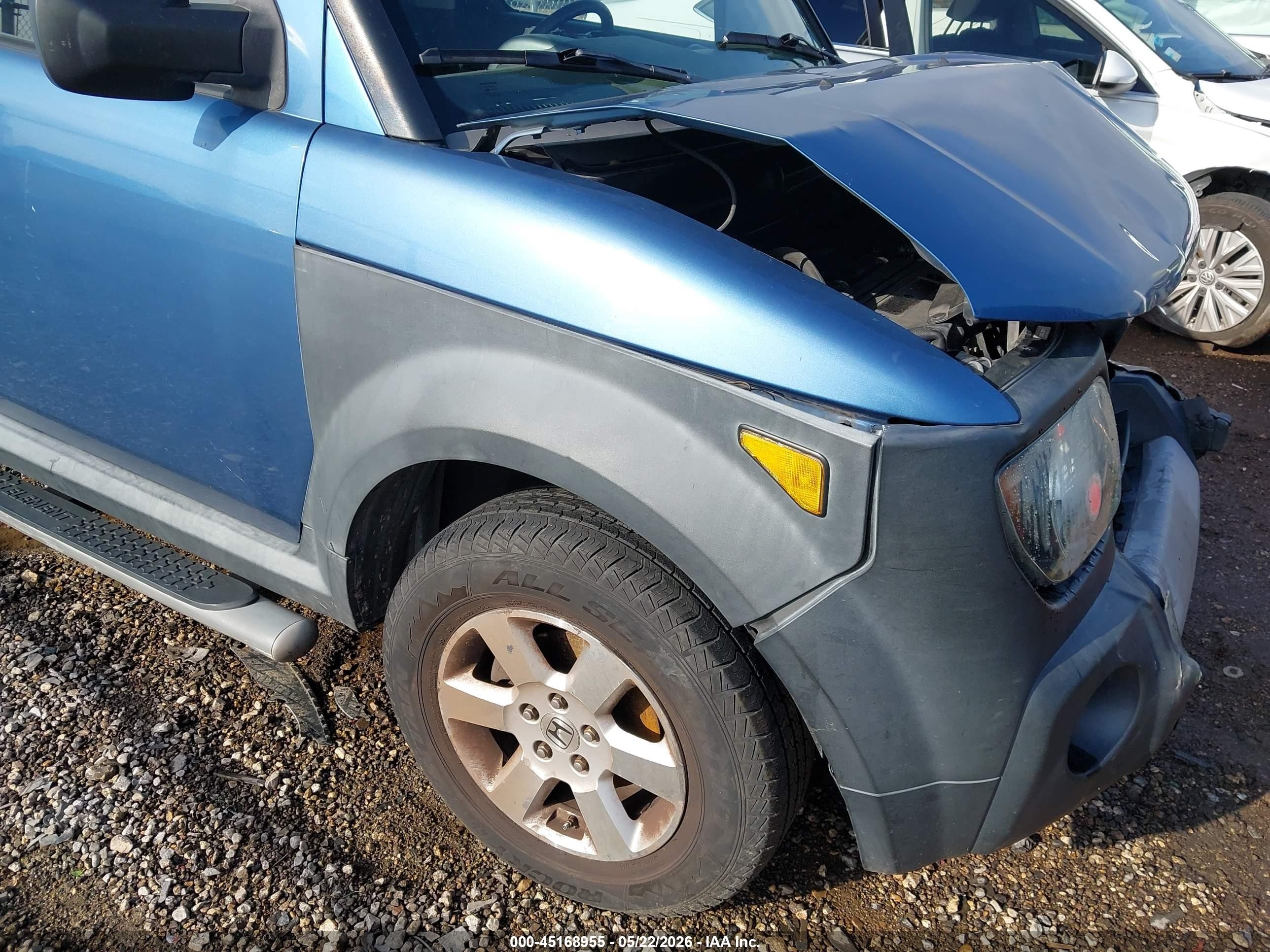 2008 Honda Element Lx Blue vin: 5J6YH18328L016043