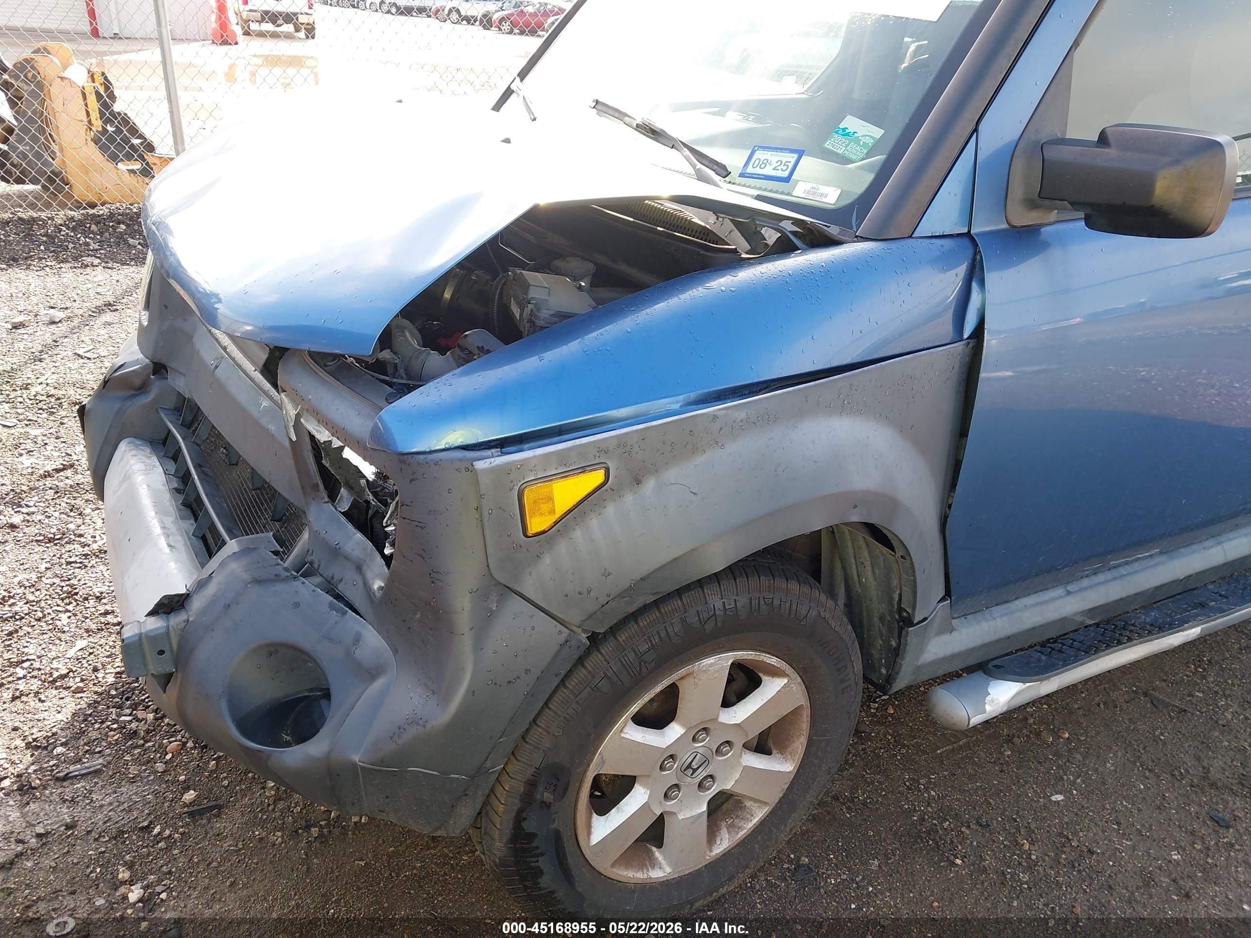 2008 Honda Element Lx Blue vin: 5J6YH18328L016043