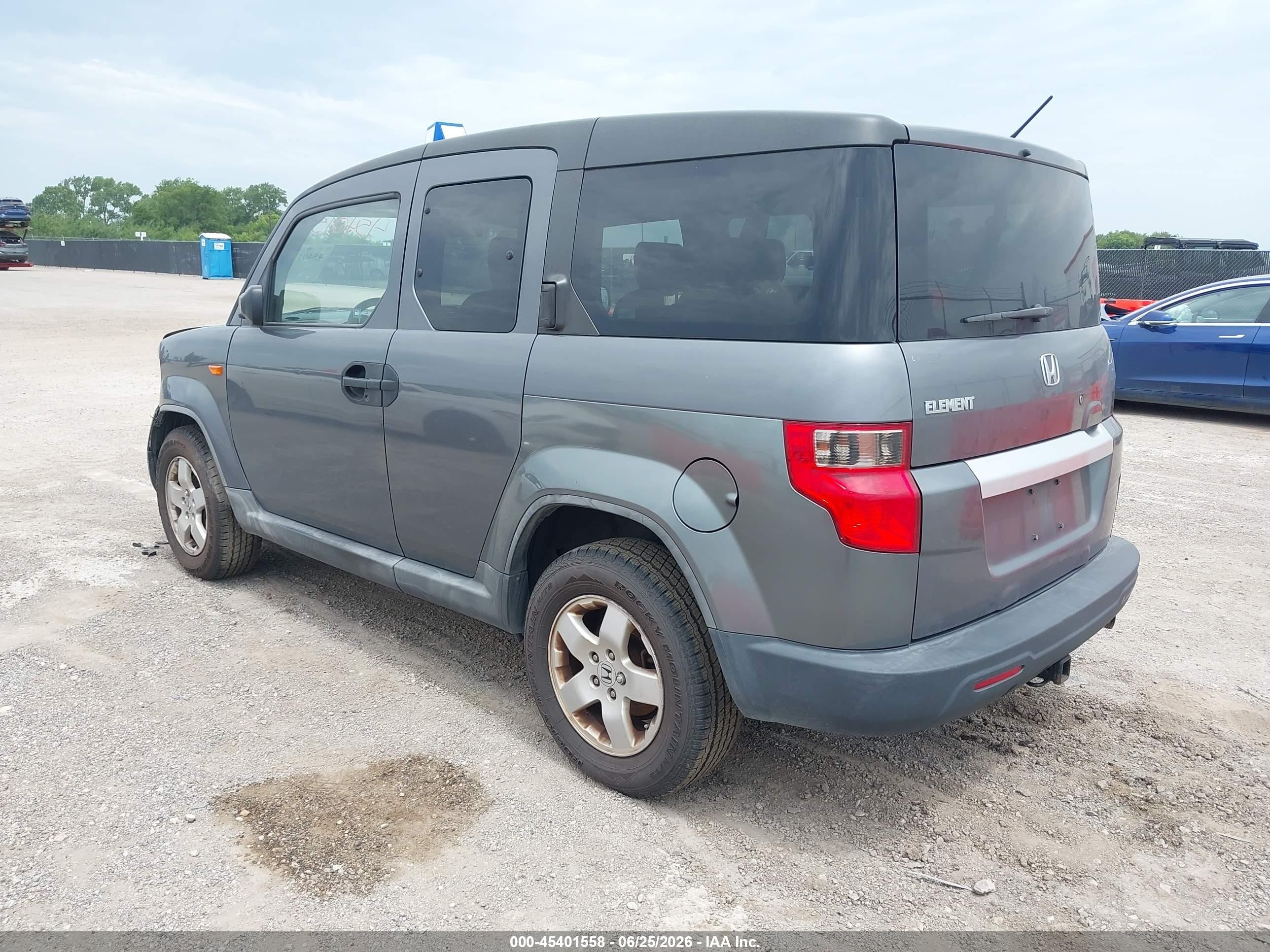 2009 Honda Element Lx Gray vin: 5J6YH18329L004413