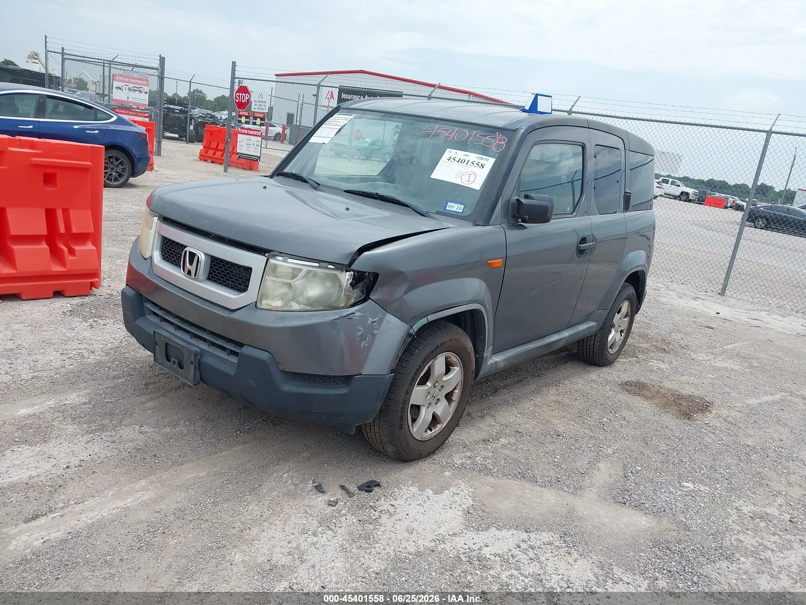 2009 Honda Element Lx Gray vin: 5J6YH18329L004413