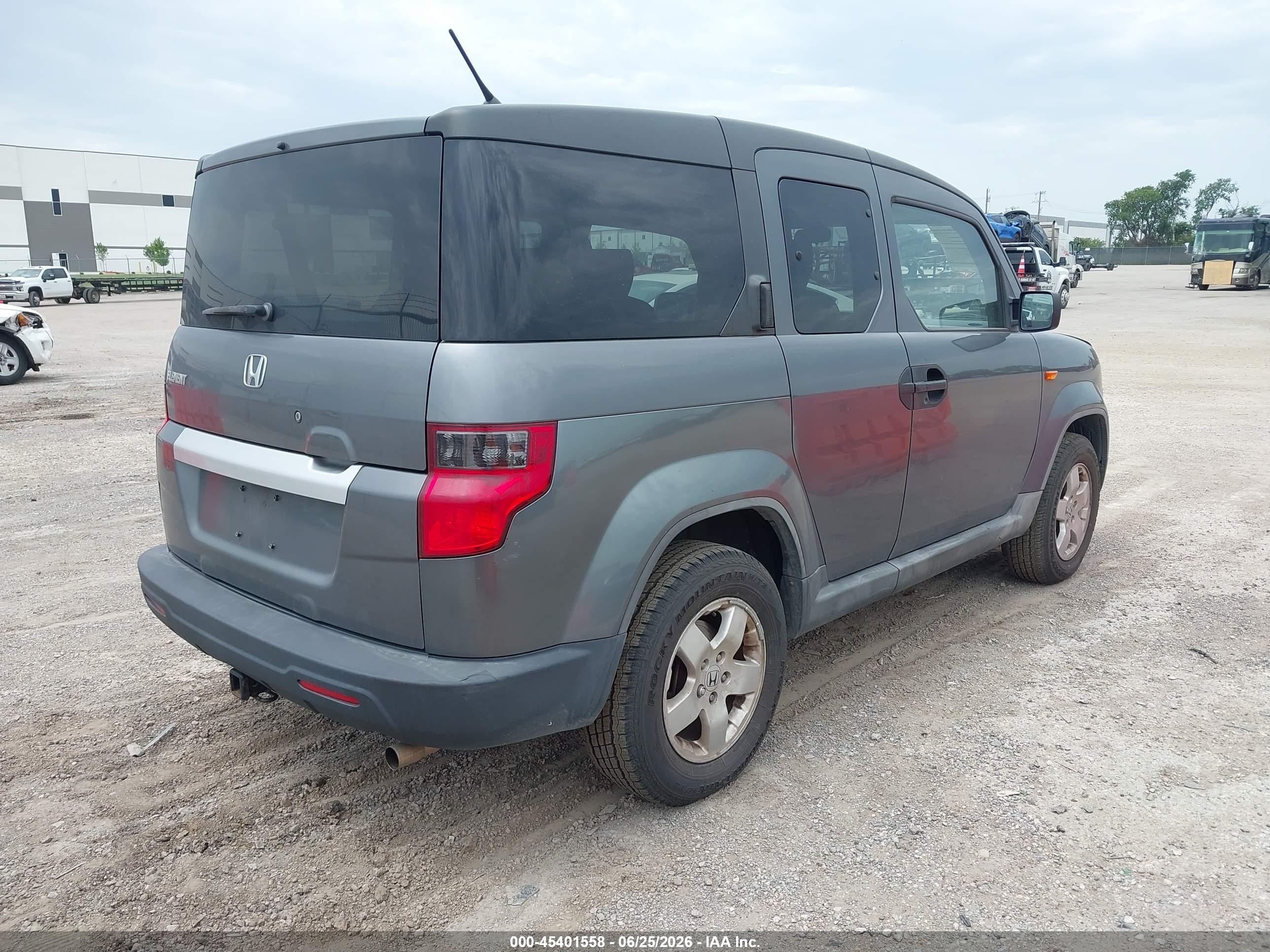 2009 Honda Element Lx Gray vin: 5J6YH18329L004413