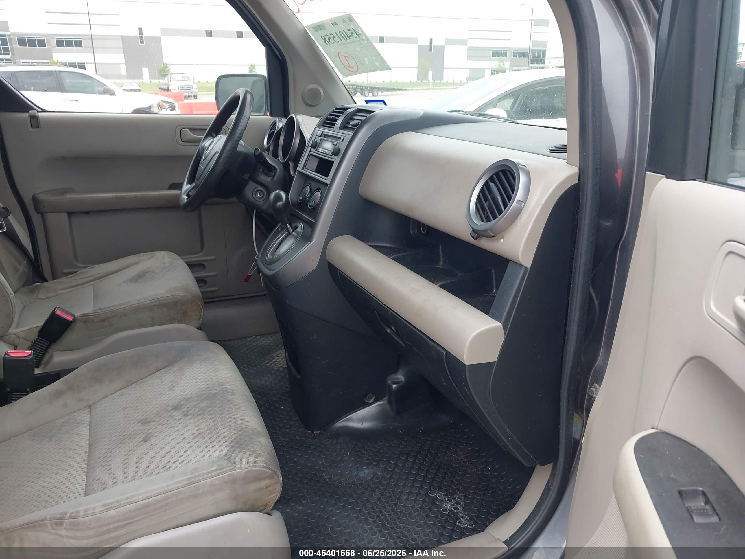 2009 Honda Element Lx Gray vin: 5J6YH18329L004413