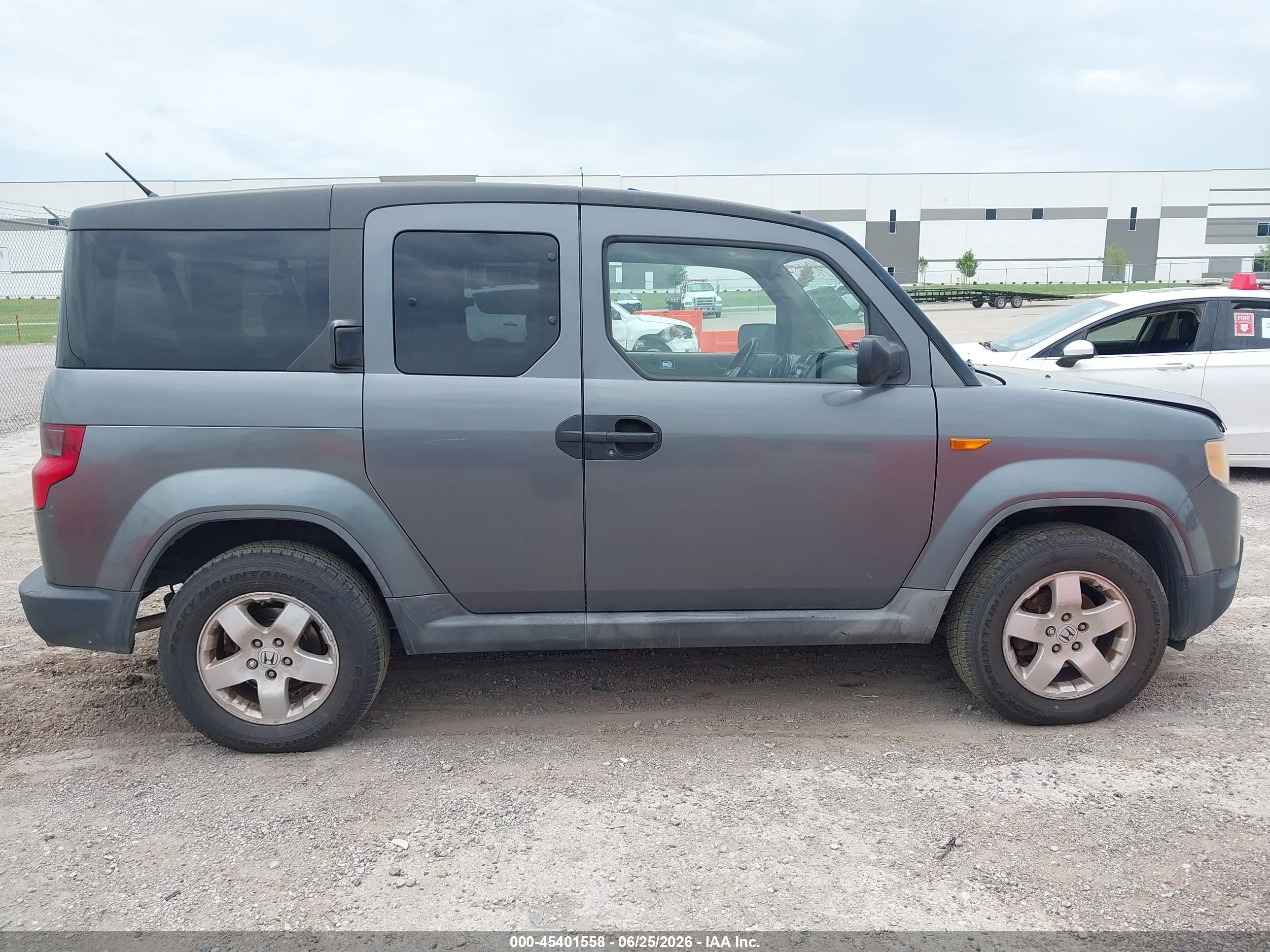 2009 Honda Element Lx Gray vin: 5J6YH18329L004413