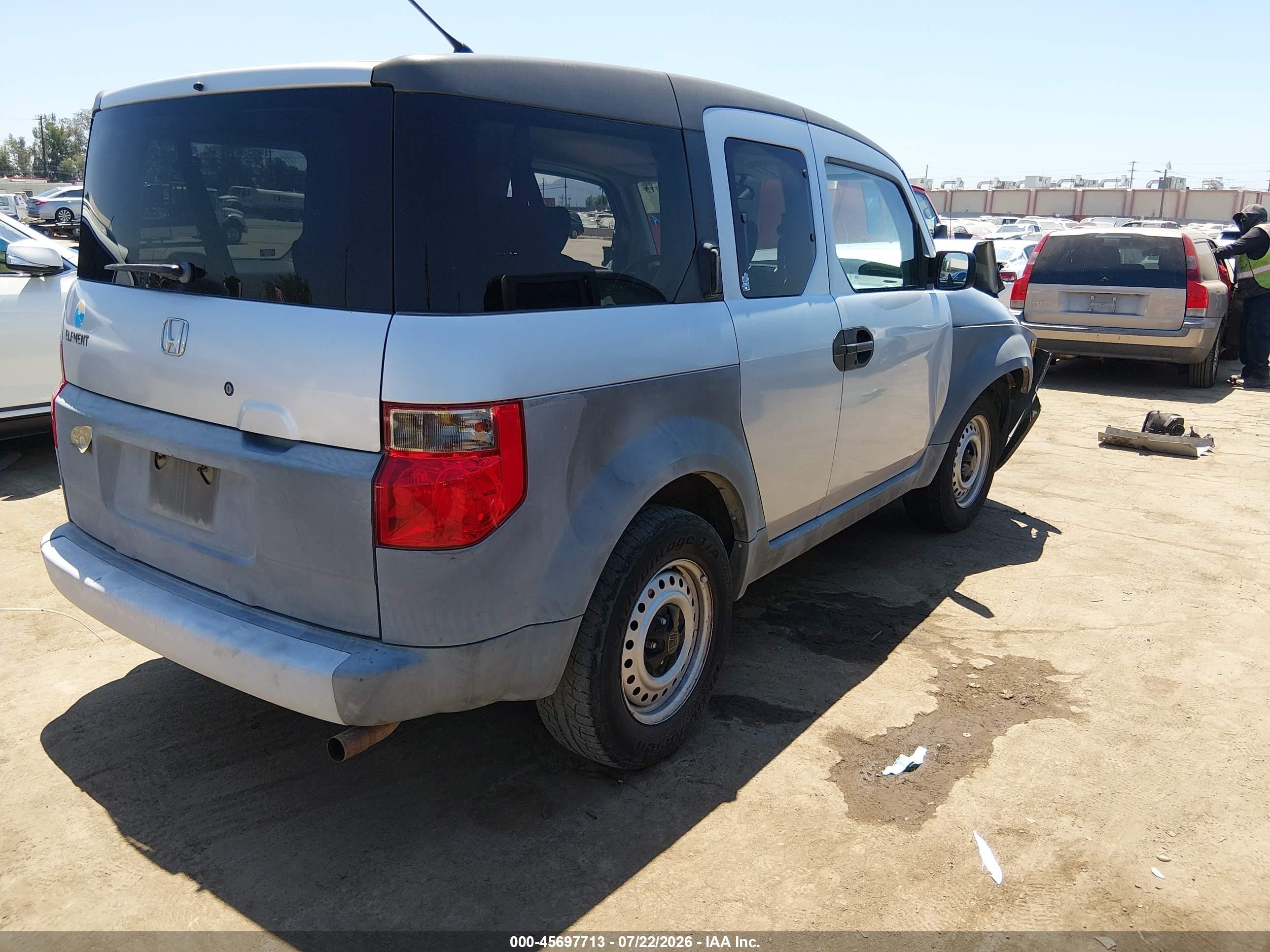 2004 Honda Element Lx Серый vin: 5J6YH18344L012585