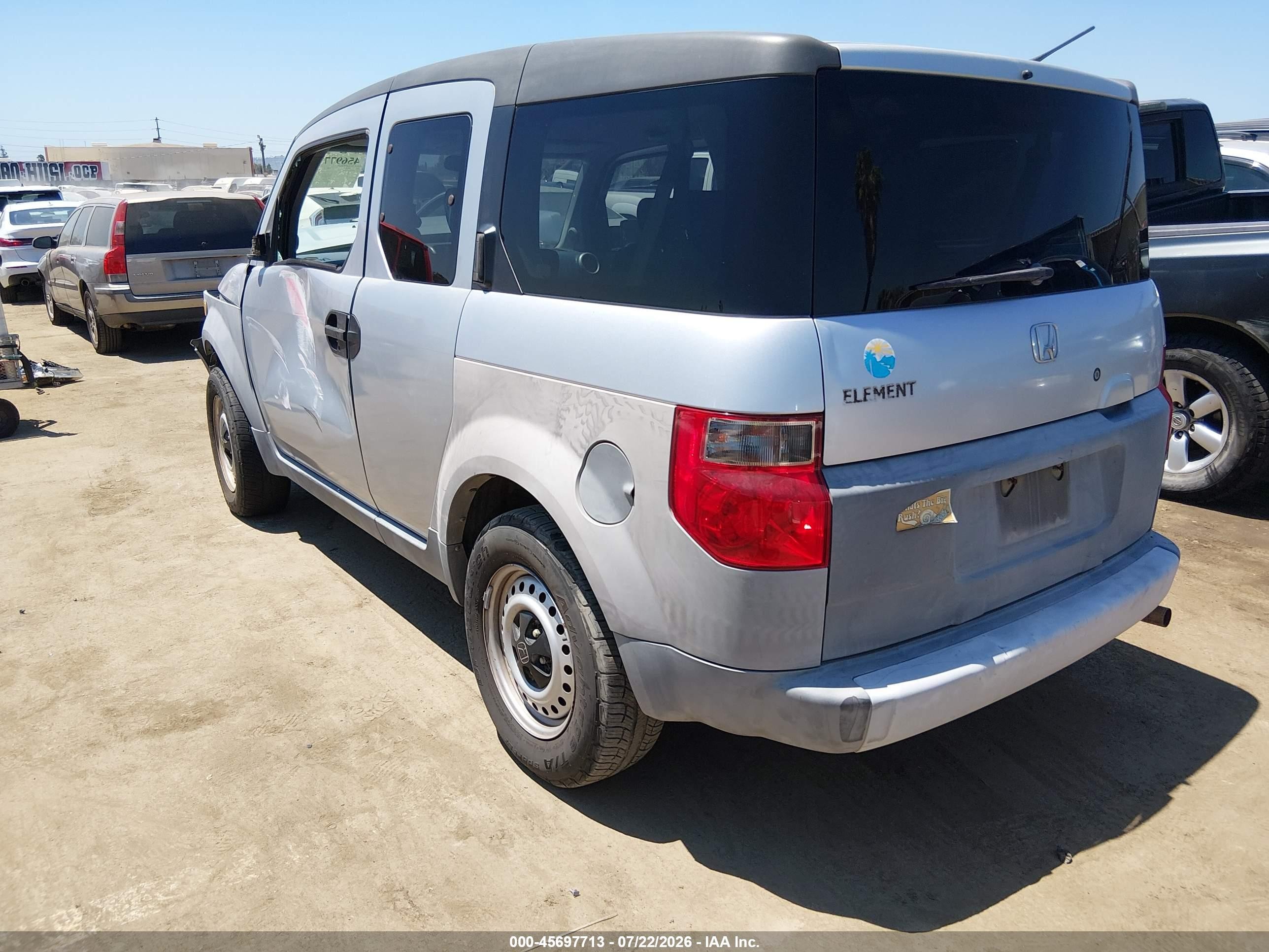 2004 Honda Element Lx Серый vin: 5J6YH18344L012585