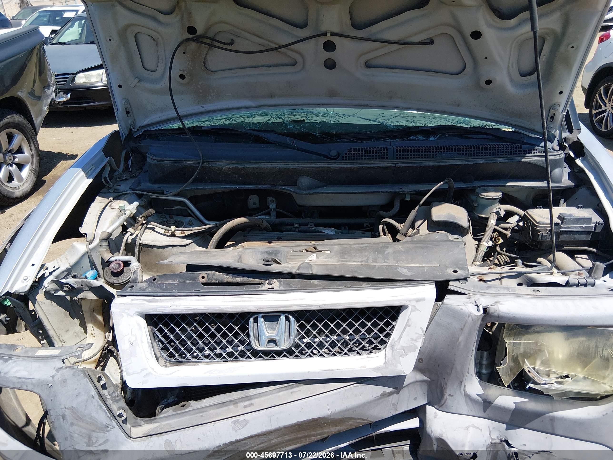 2004 Honda Element Lx Серый vin: 5J6YH18344L012585