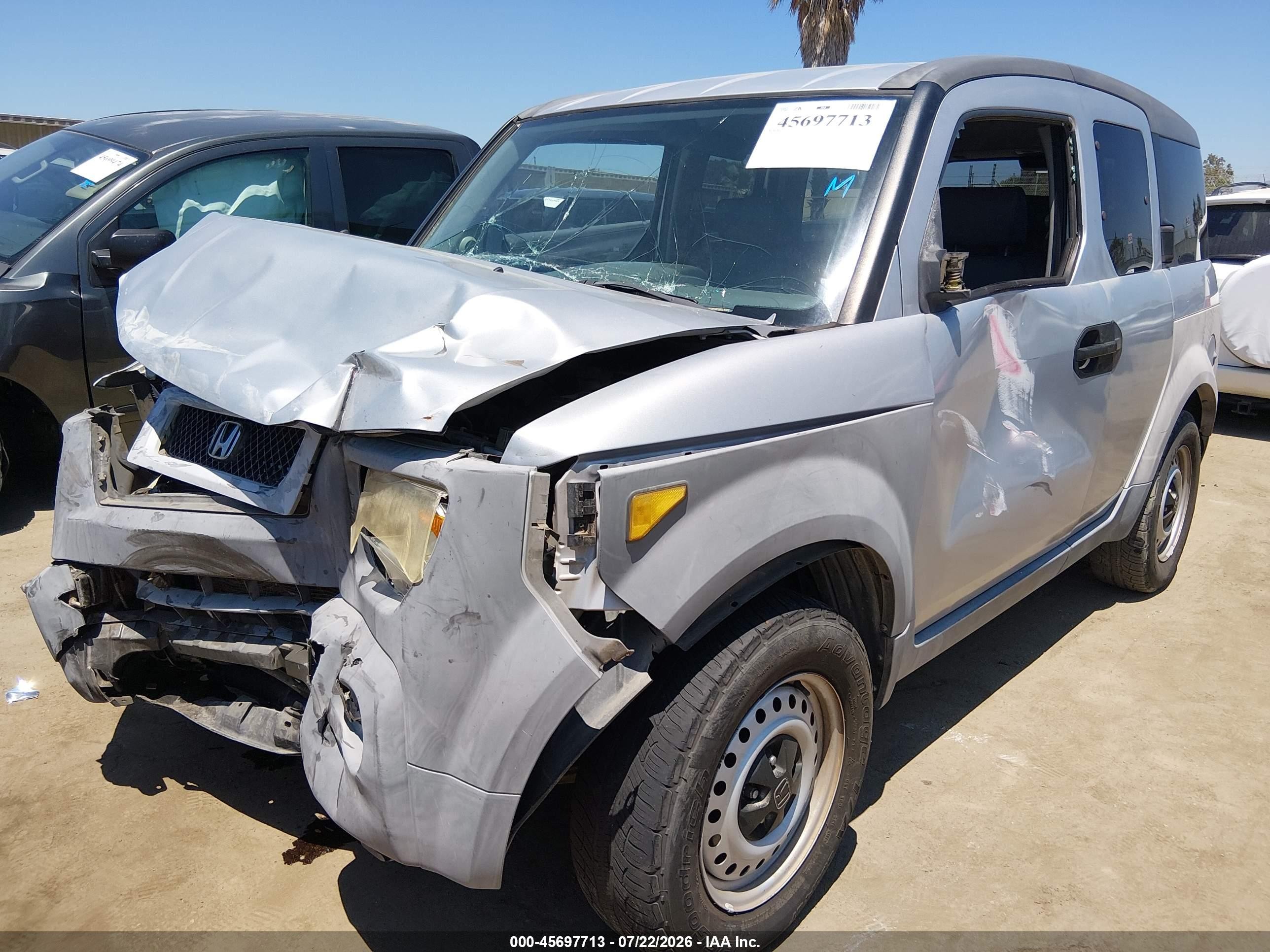2004 Honda Element Lx Серый vin: 5J6YH18344L012585