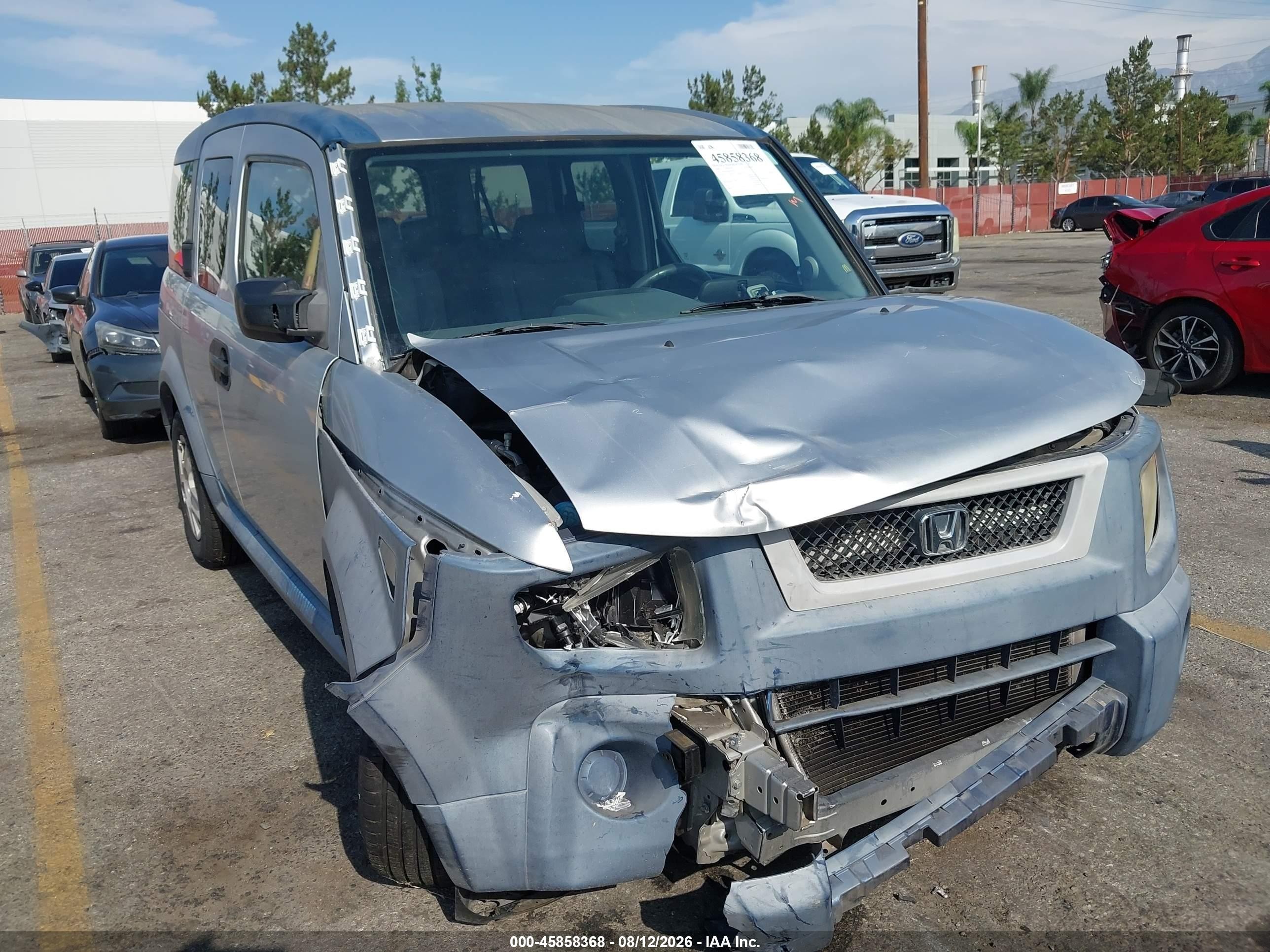 2006 Honda Element Lx Silver vin: 5J6YH18346L011150