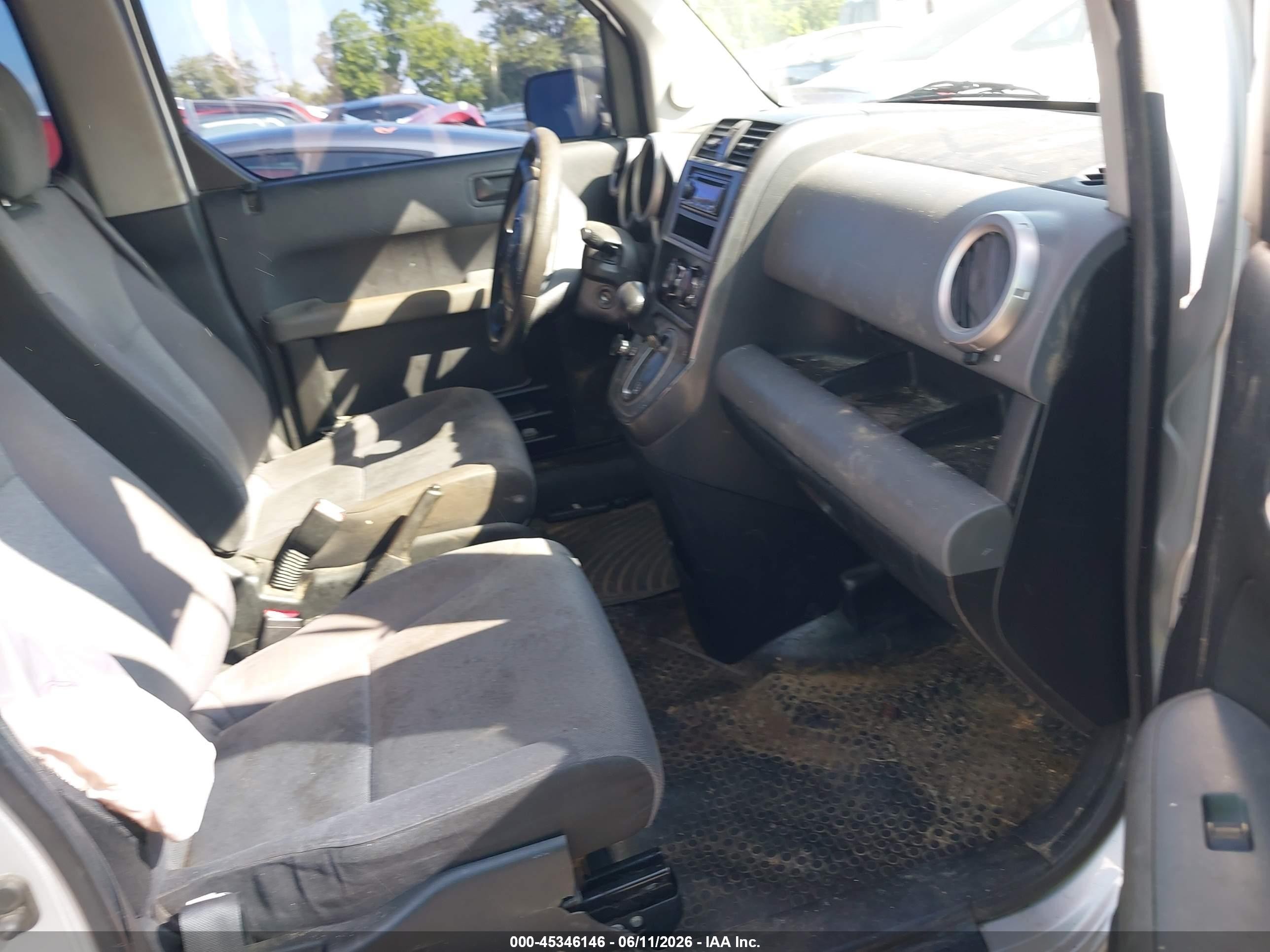 2007 Honda Element Lx Gray vin: 5J6YH18347L012574