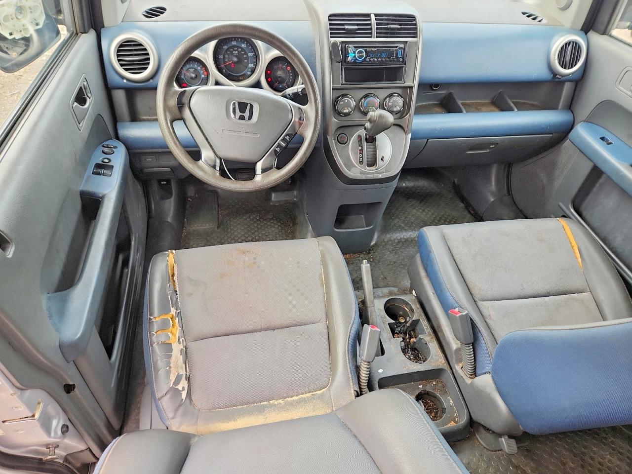 2005 Honda Element Lx Silver vin: 5J6YH18355L004223