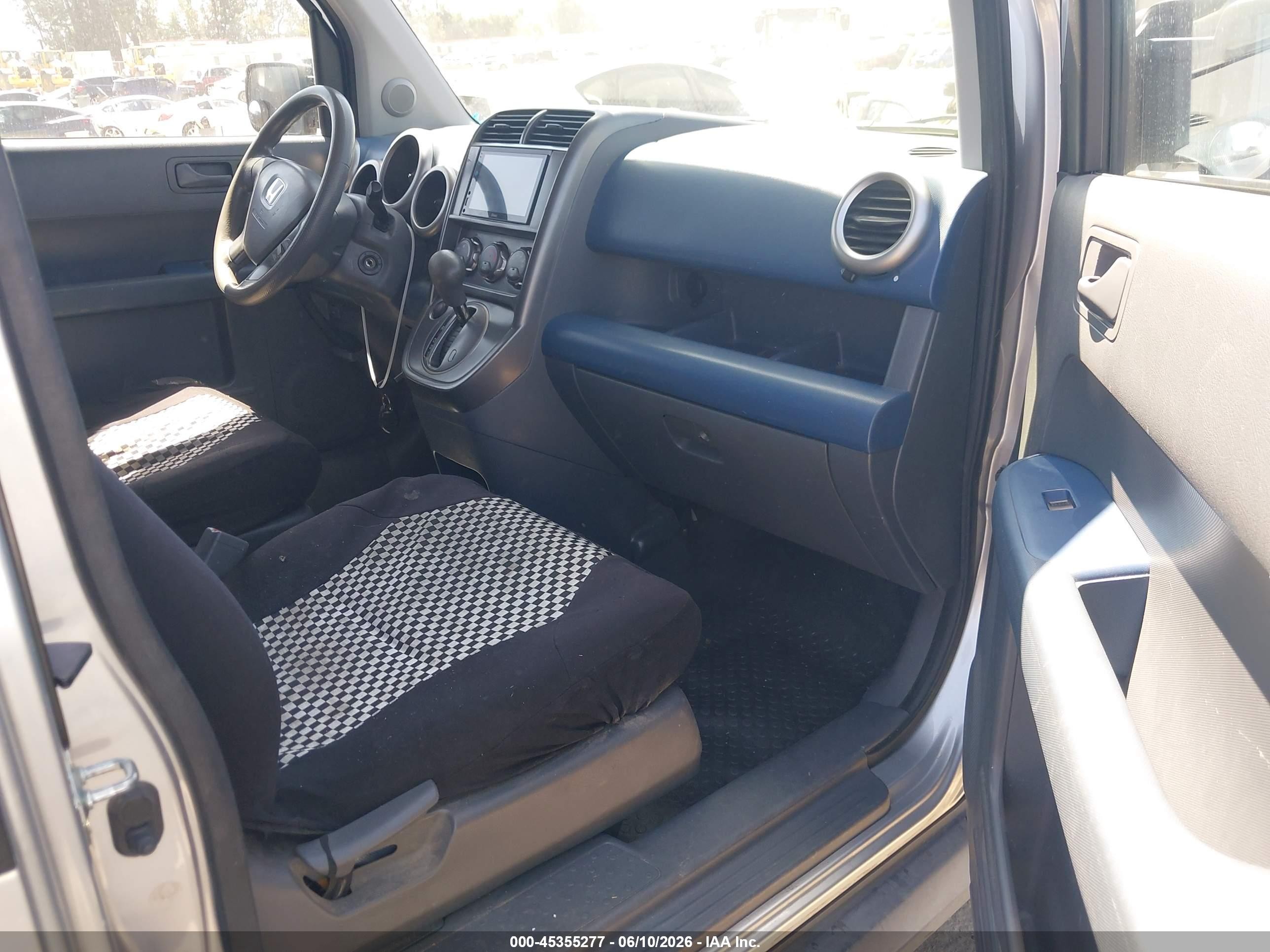 2006 Honda Element Lx Silver vin: 5J6YH18356L011108