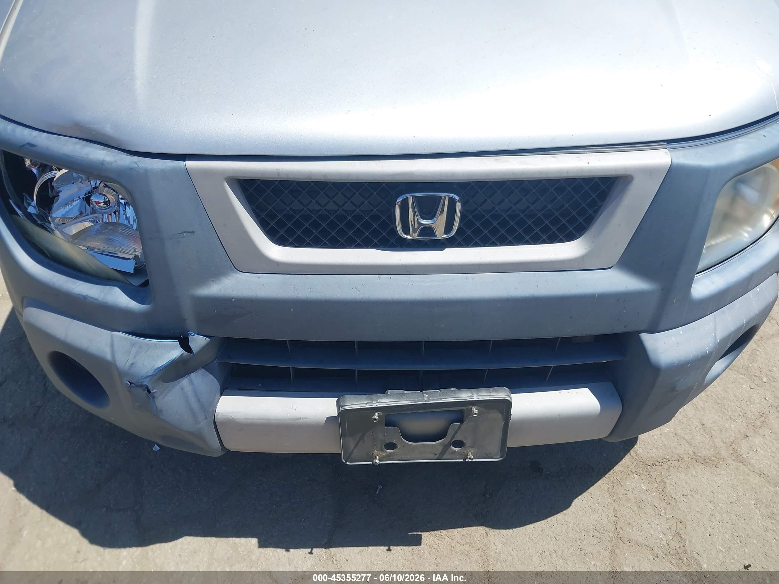 2006 Honda Element Lx Silver vin: 5J6YH18356L011108