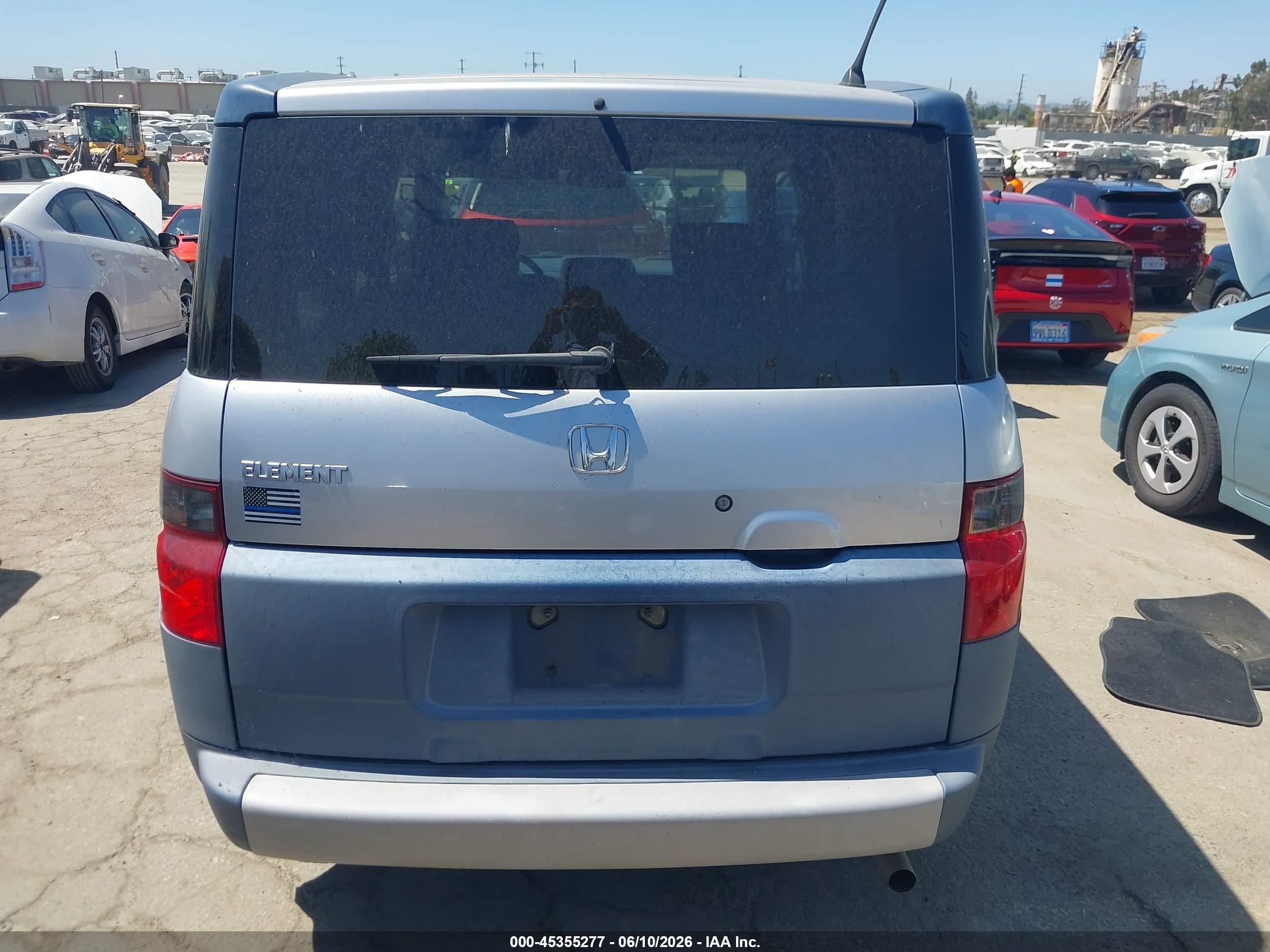 2006 Honda Element Lx Silver vin: 5J6YH18356L011108
