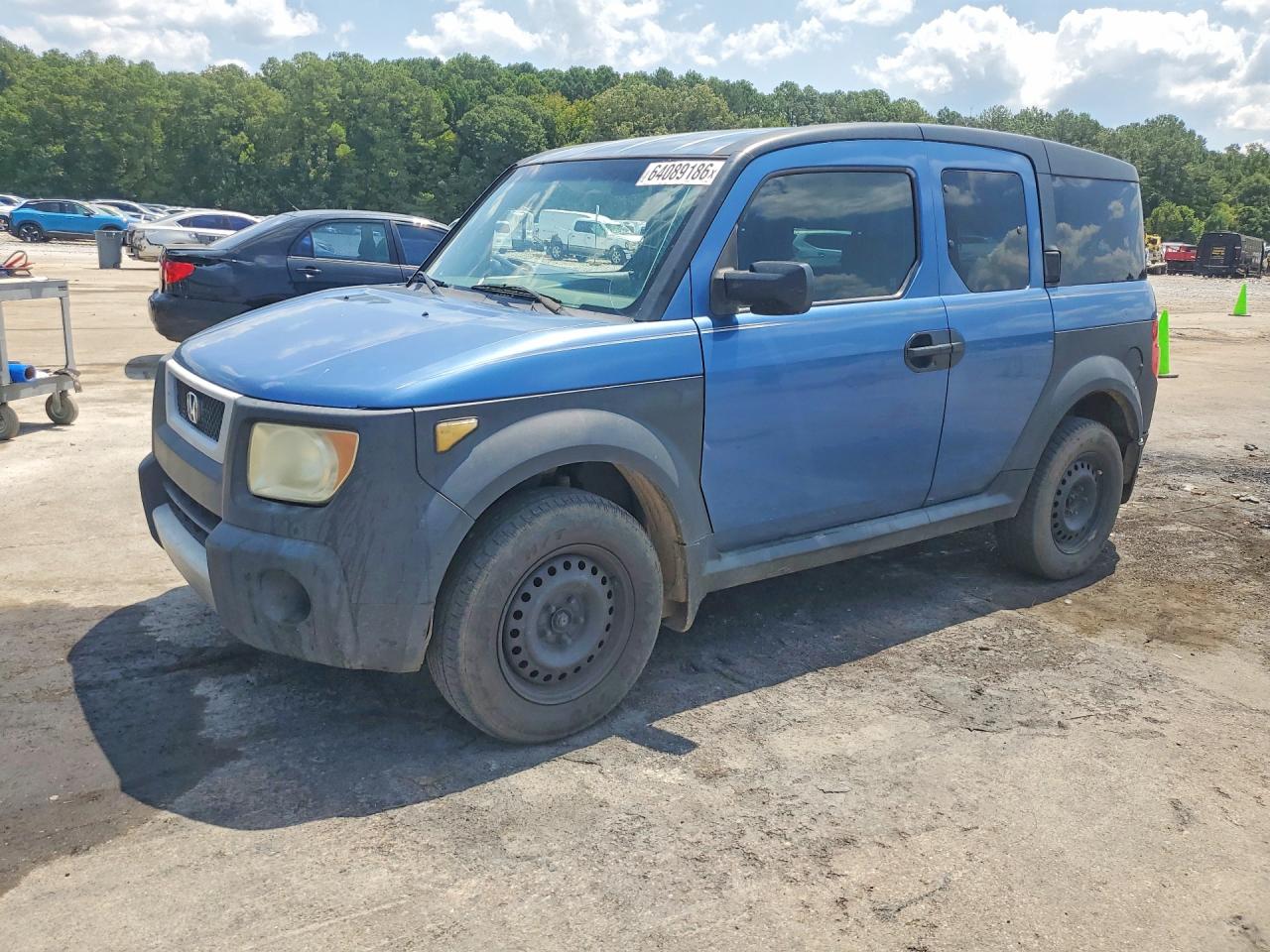 2006 Honda Element Lx Blue vin: 5J6YH18366L008802