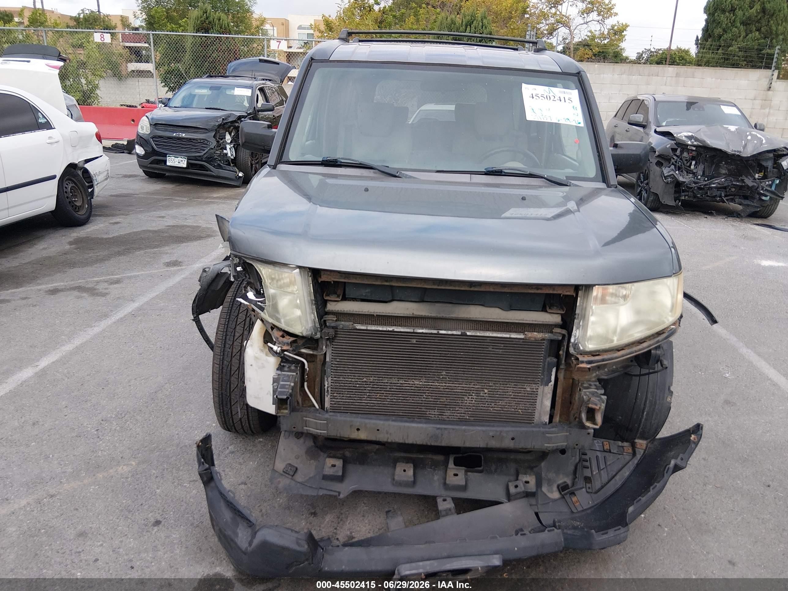 2009 Honda Element Lx Gray vin: 5J6YH18369L003149