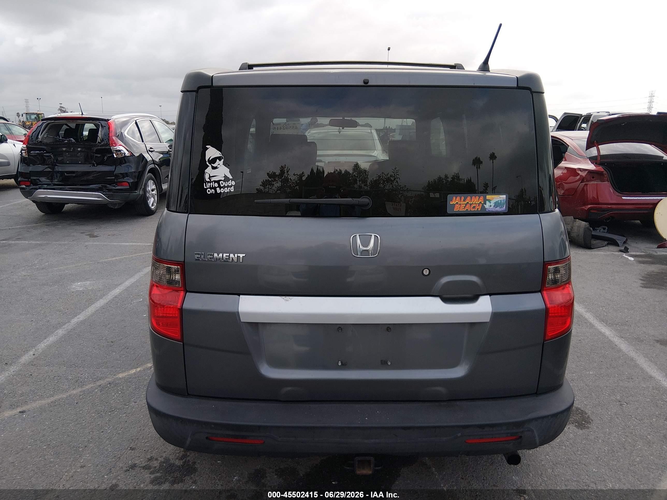 2009 Honda Element Lx Gray vin: 5J6YH18369L003149