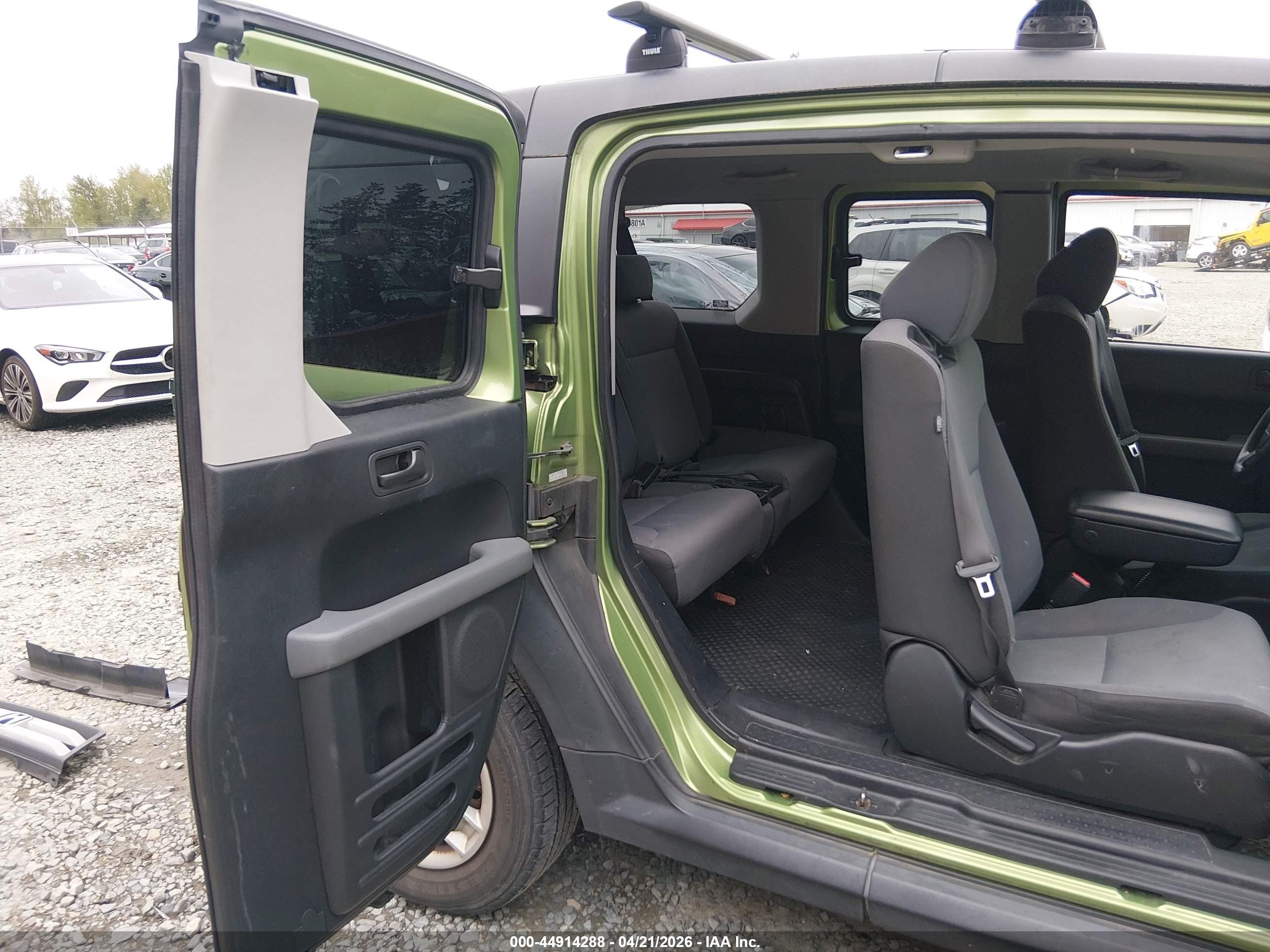 2007 Honda Element Lx Green vin: 5J6YH18377L017302