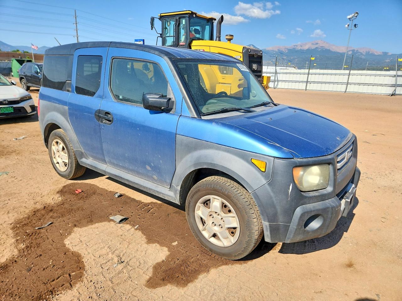 2008 Honda Element Lx Blue vin: 5J6YH18378L017396