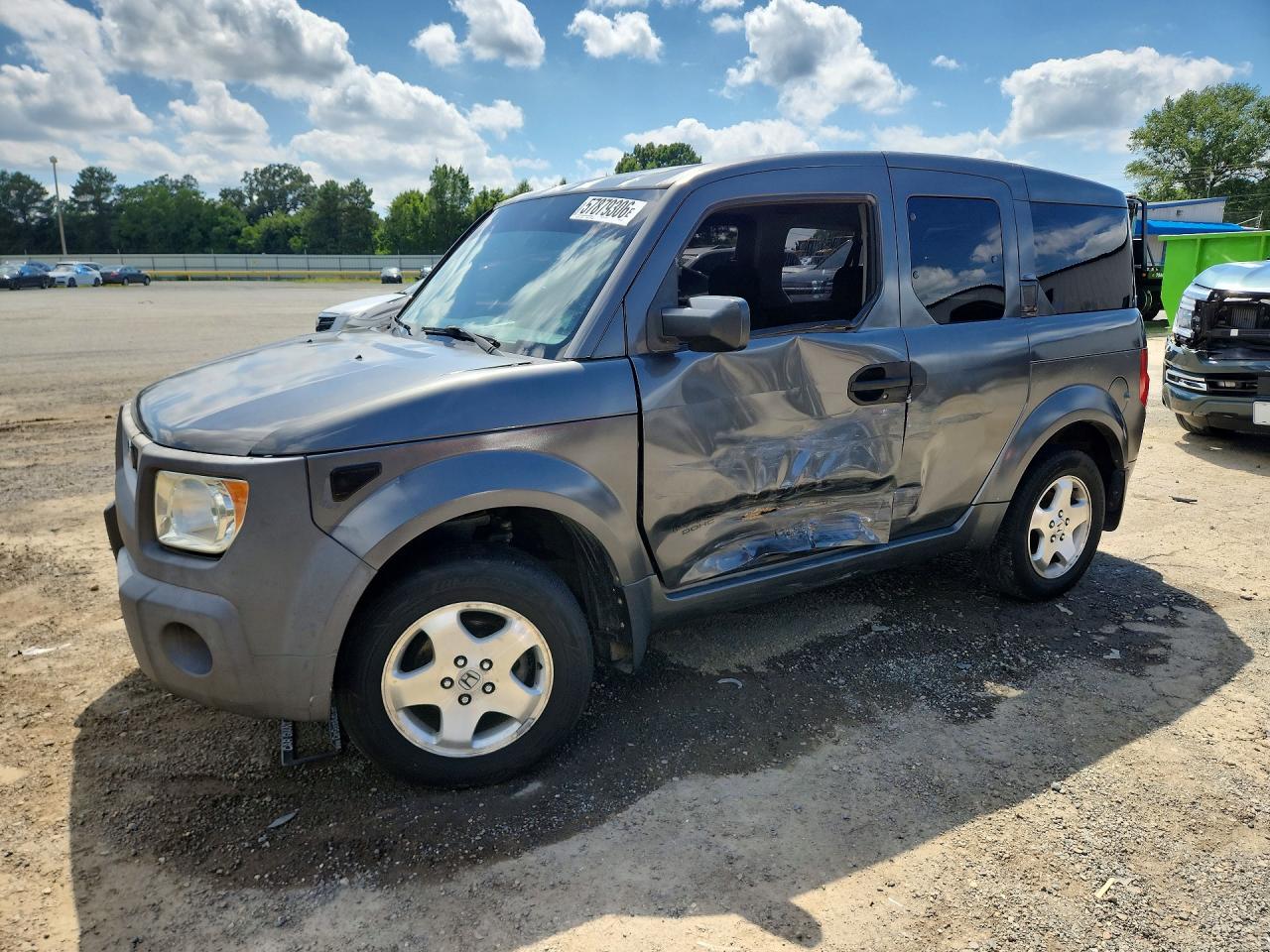 2004 Honda Element Lx Gray vin: 5J6YH18384L013271