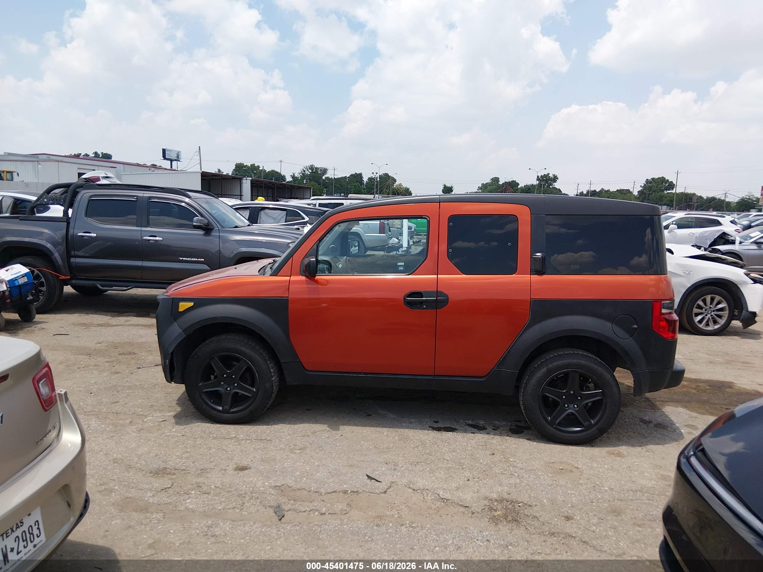 2005 Honda Element Lx Оранжевый vin: 5J6YH18385L003776