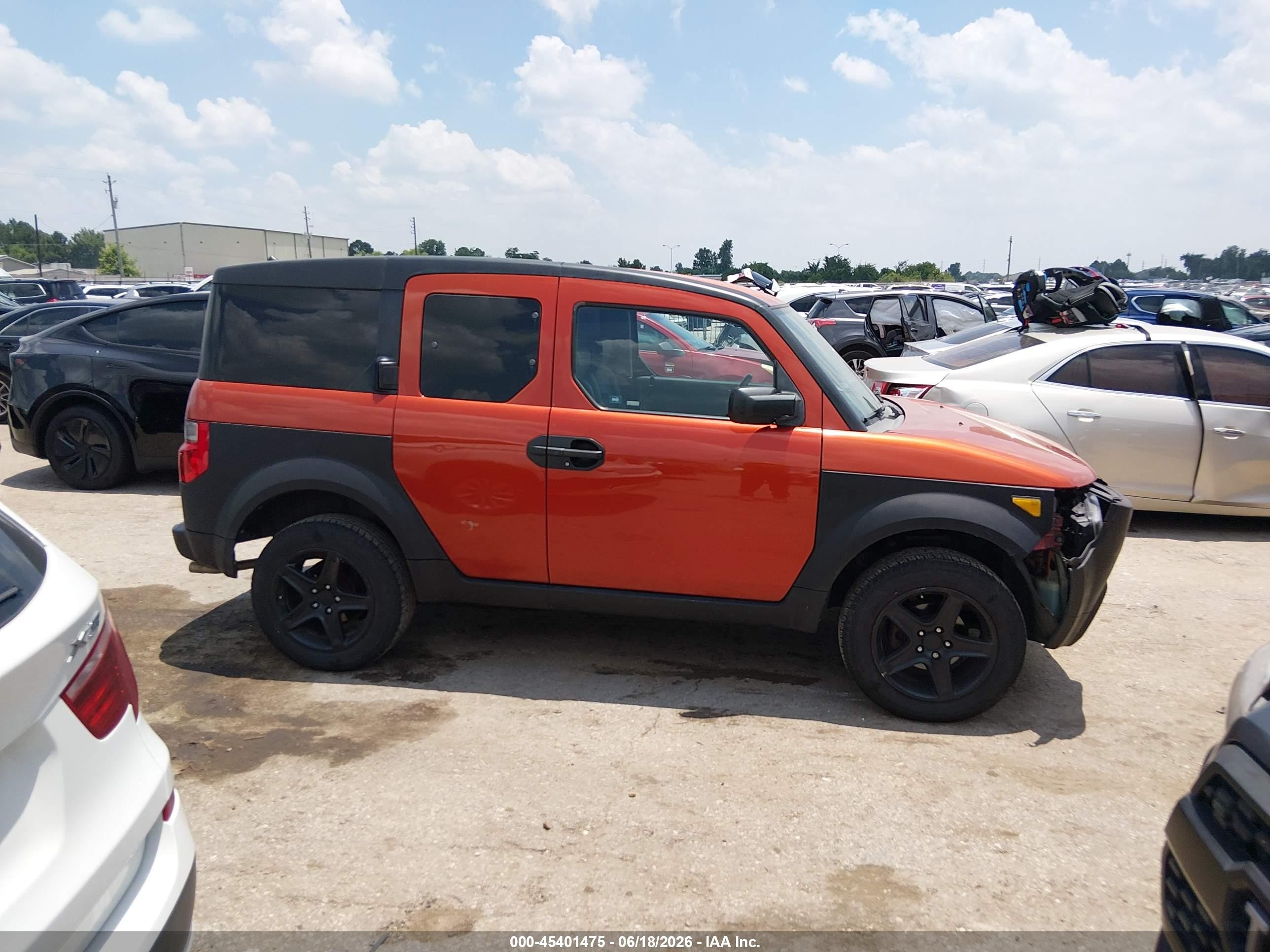 2005 Honda Element Lx Оранжевый vin: 5J6YH18385L003776