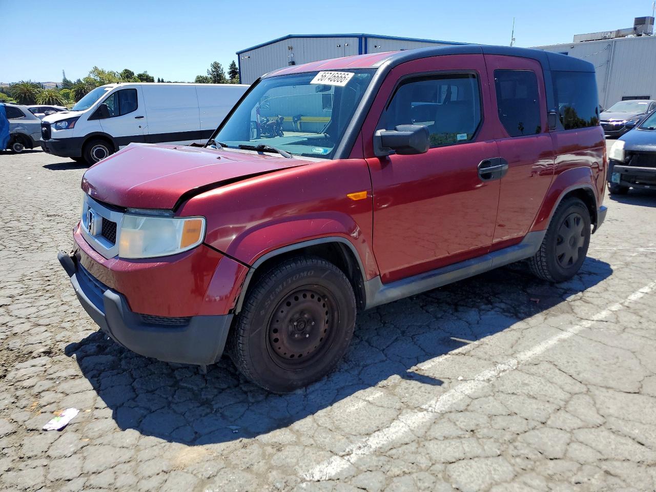 2009 Honda Element Lx Burgundy vin: 5J6YH18389L000477