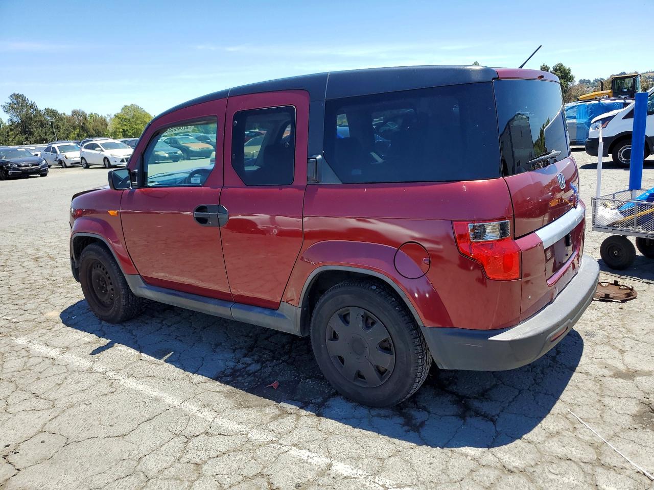 2009 Honda Element Lx Burgundy vin: 5J6YH18389L000477